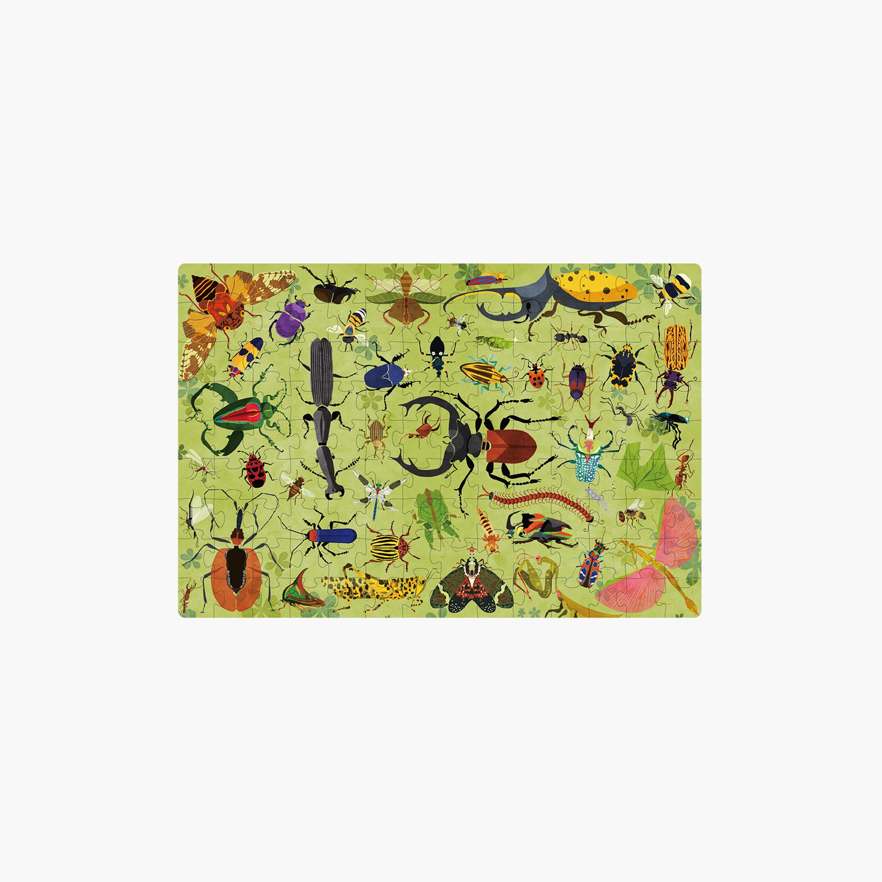 Mideer 126-Piece Let's Learn Educational Puzzle - Insect World-toys-buildingblocks-blocks-image-1