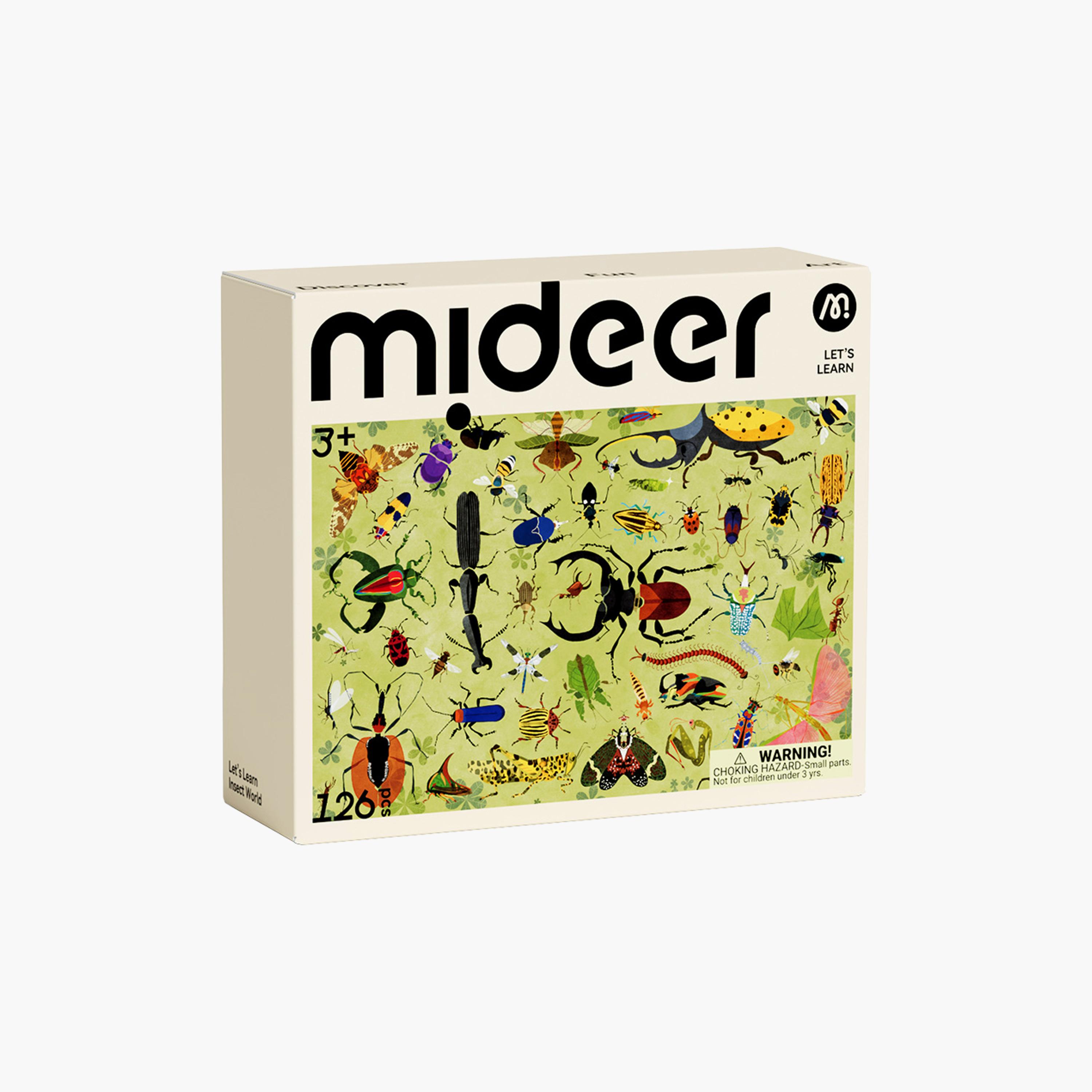 Mideer 126-Piece Let's Learn Educational Puzzle - Insect World-toys-buildingblocks-blocks-image-2