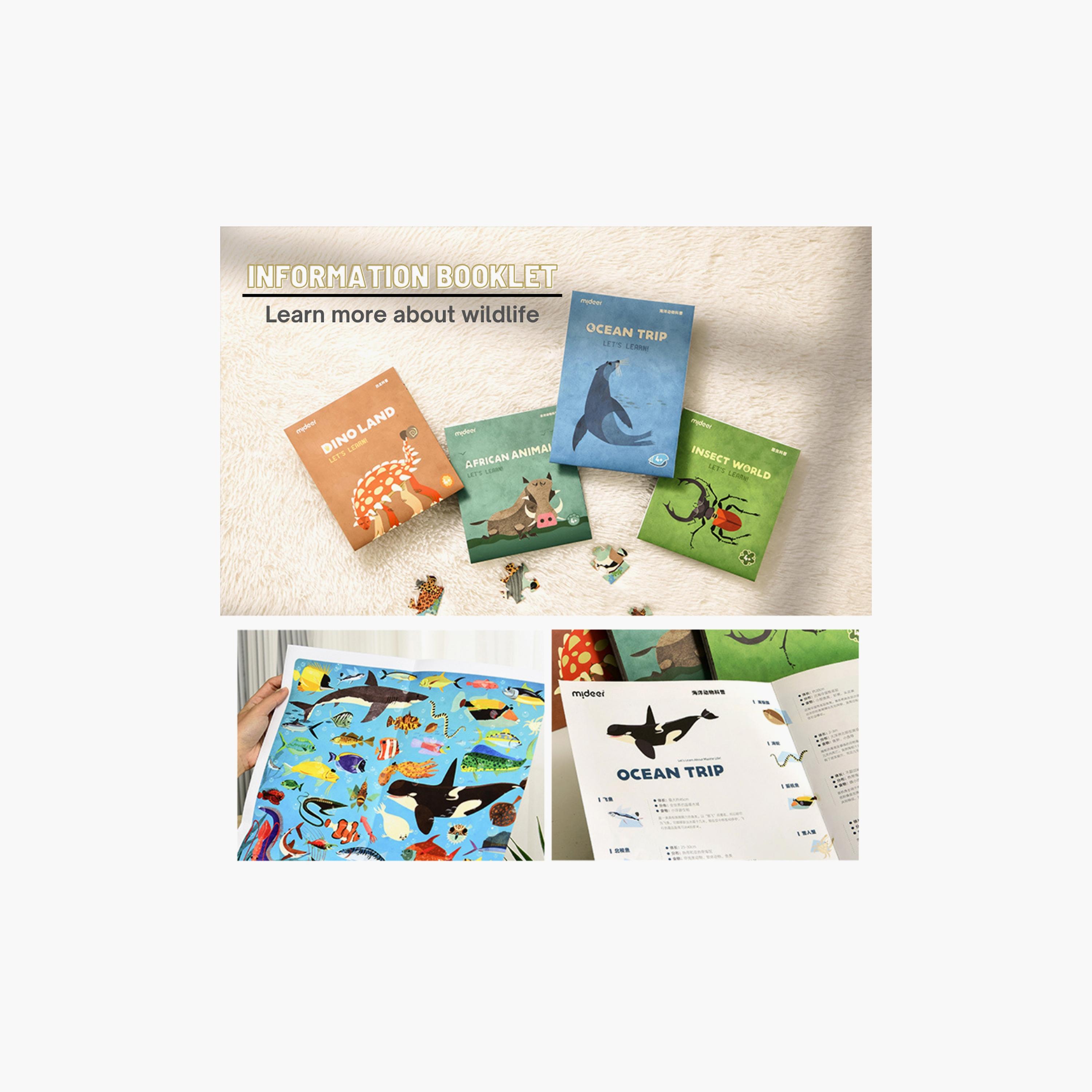 Mideer 126-Piece Let's Learn Educational Puzzle - Insect World-toys-buildingblocks-blocks-image-4