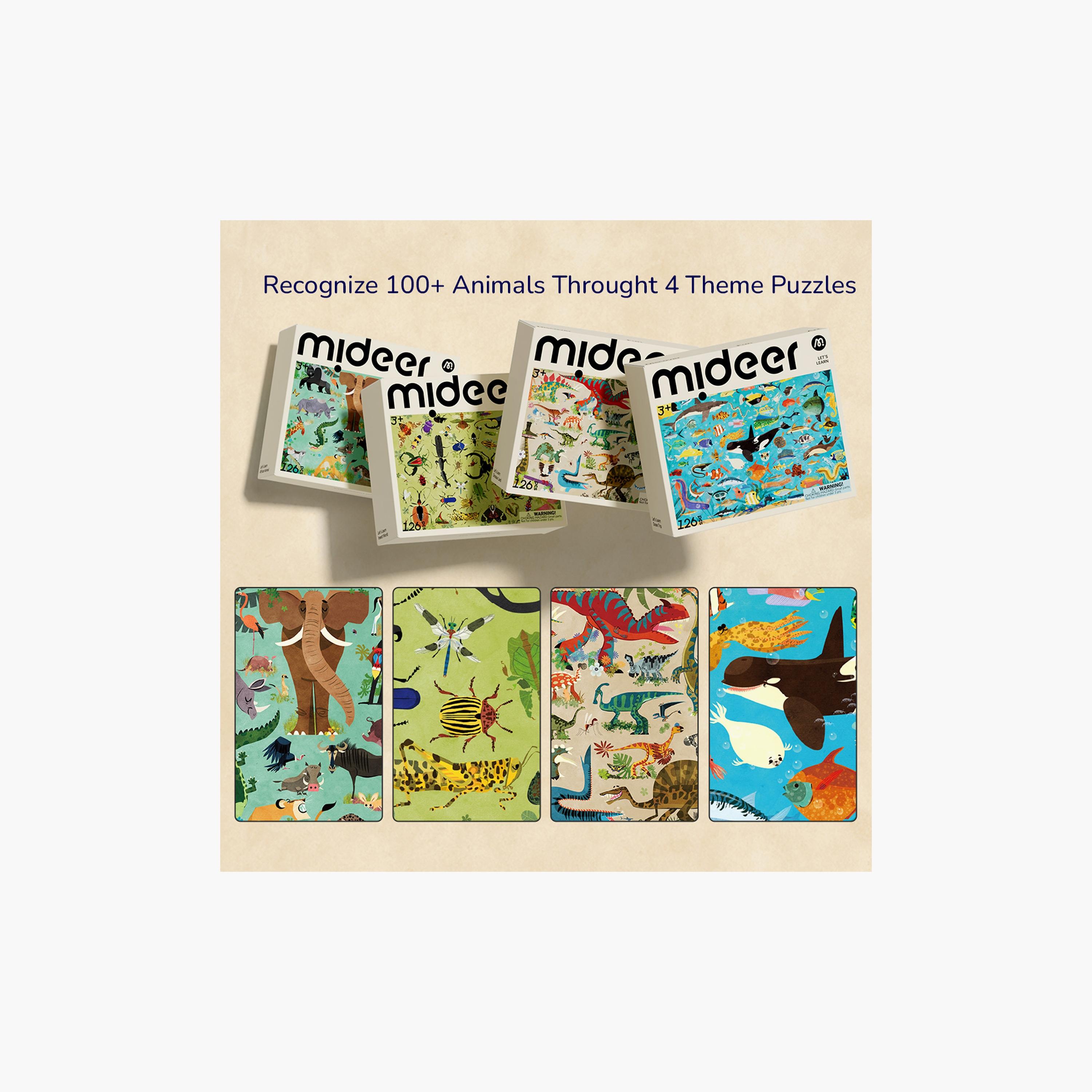 Mideer 126-Piece Let's Learn Educational Puzzle - Insect World-toys-buildingblocks-blocks-image-8