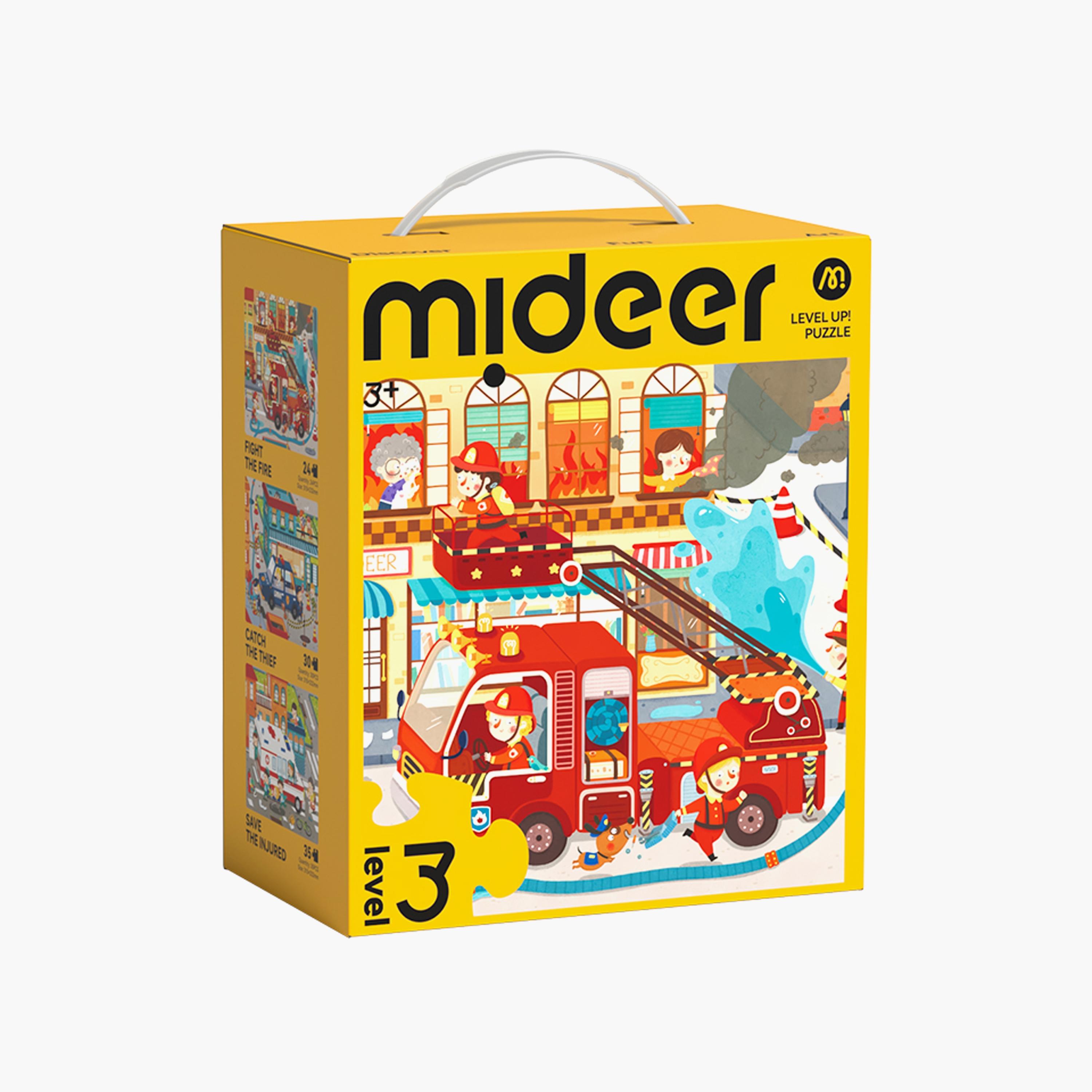Mideer 3-in-1 Level Up Rescue Team Puzzles - Level 3-toys-buildingblocks-blocks-image-1