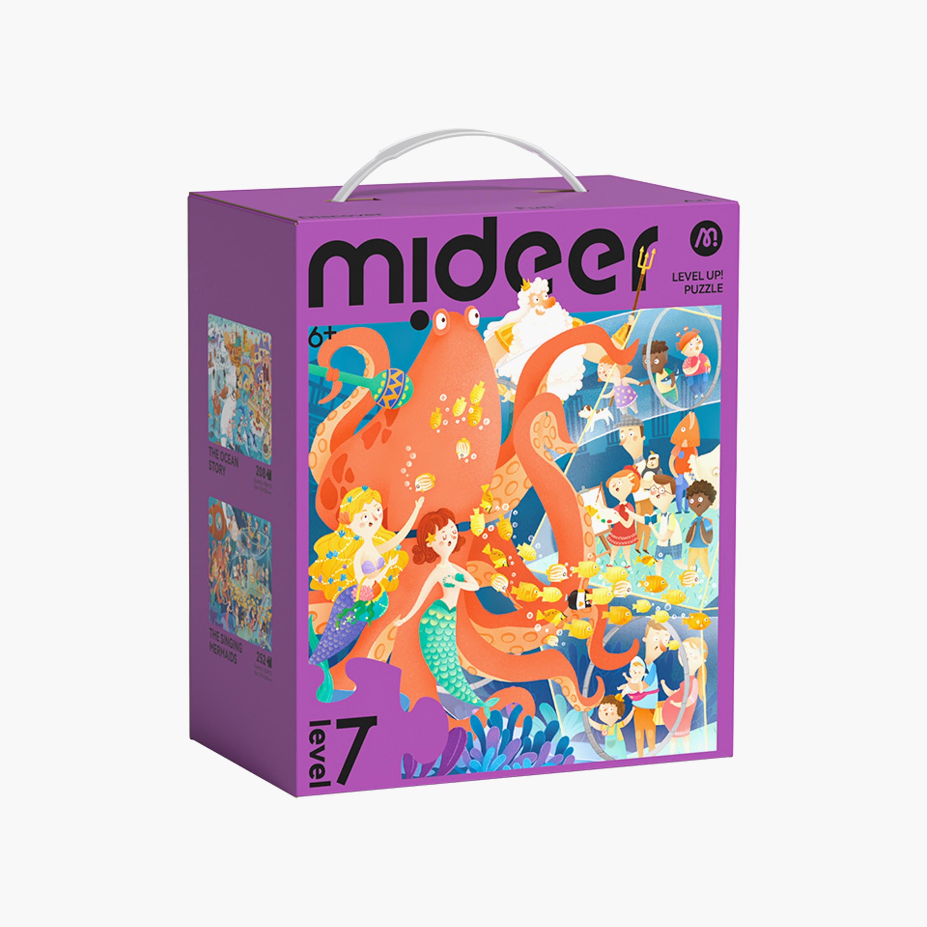 Mideer 2-in-1 Level Up Songs Of The Ocean Puzzles - Level 7-toys-buildingblocks-blocks-image-1