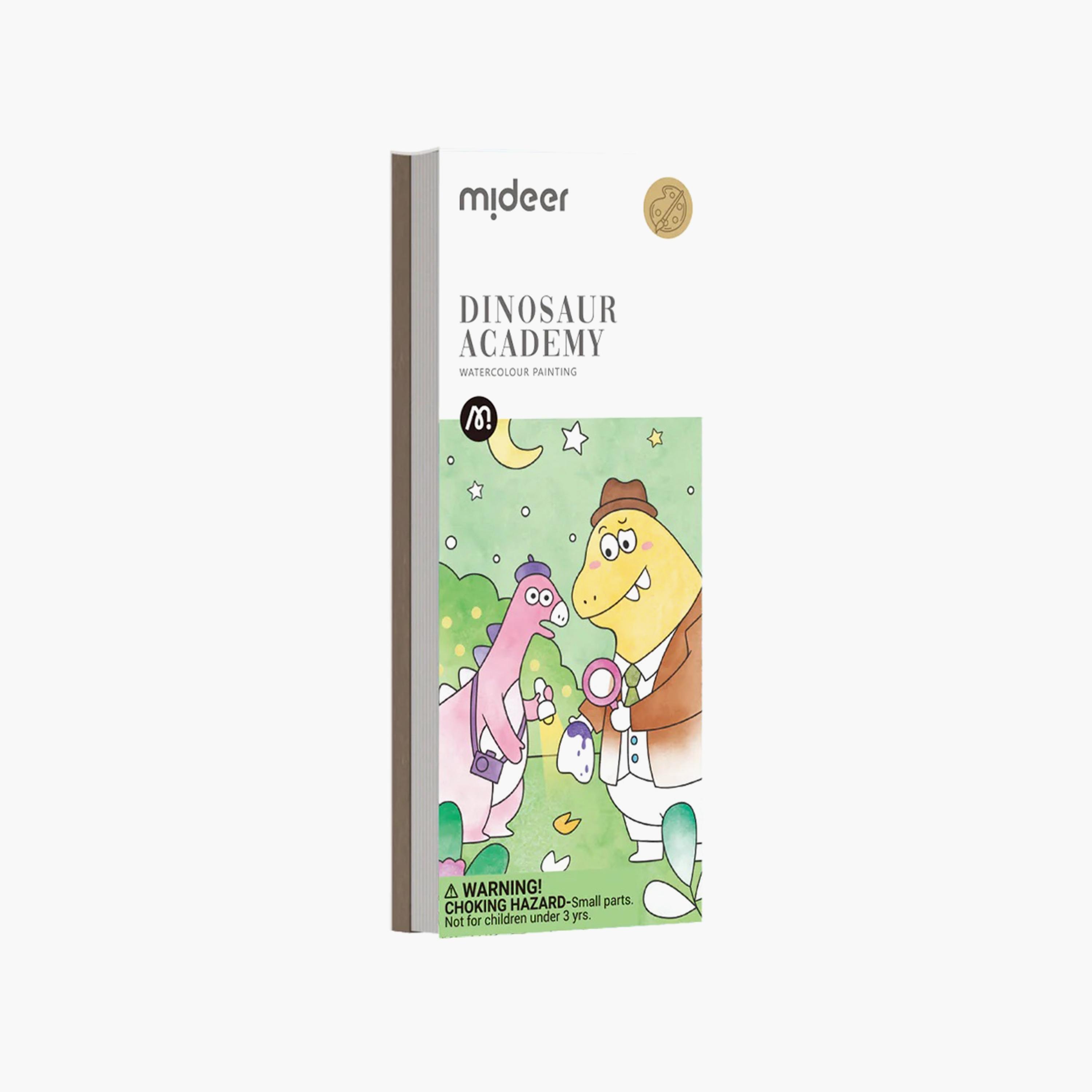 Mideer Paint with 22-Sheet Water Booklet - Dinosaur Academy-school-artsandcrafts-image-1