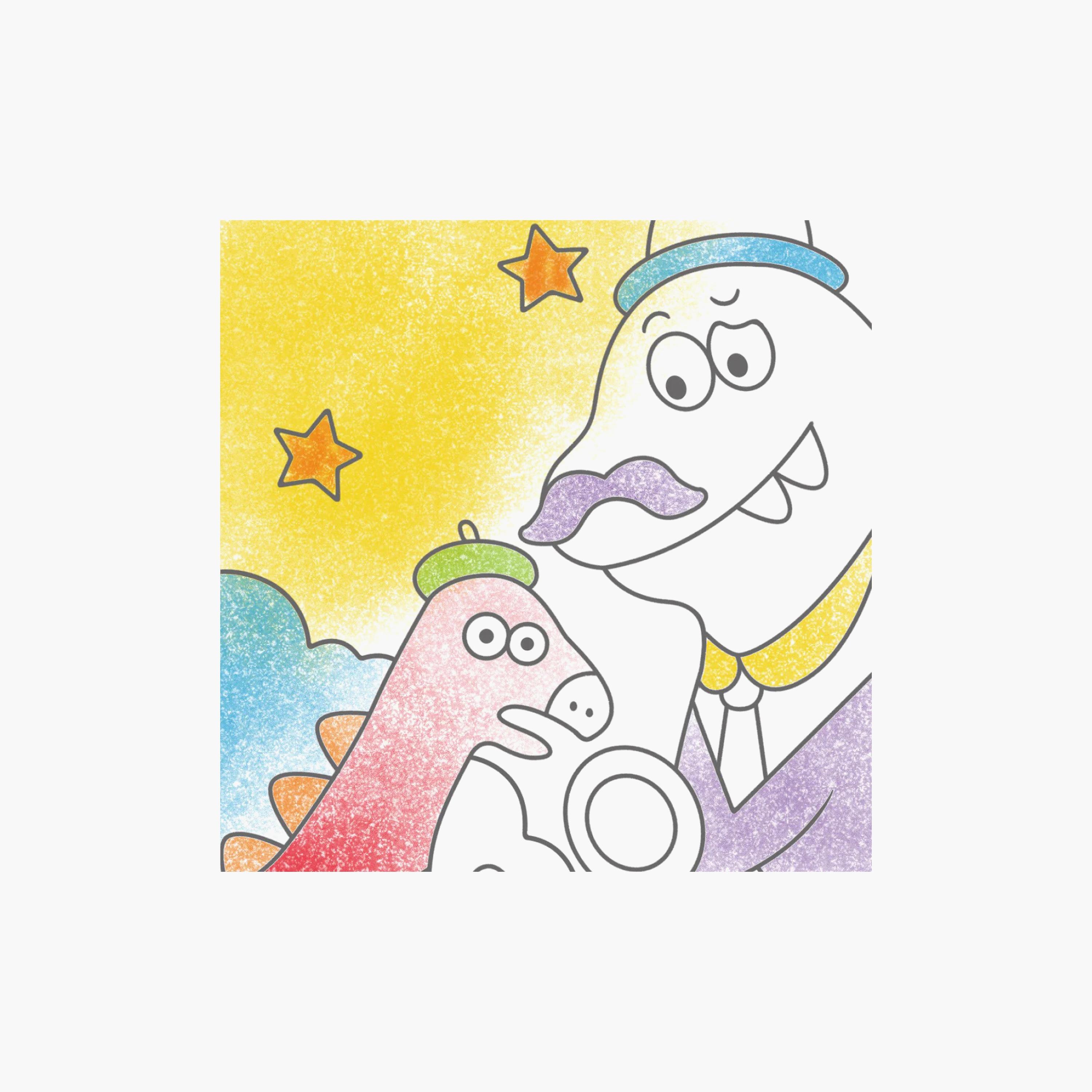 Mideer Paint with 22-Sheet Water Booklet - Dinosaur Academy-school-artsandcrafts-image-3