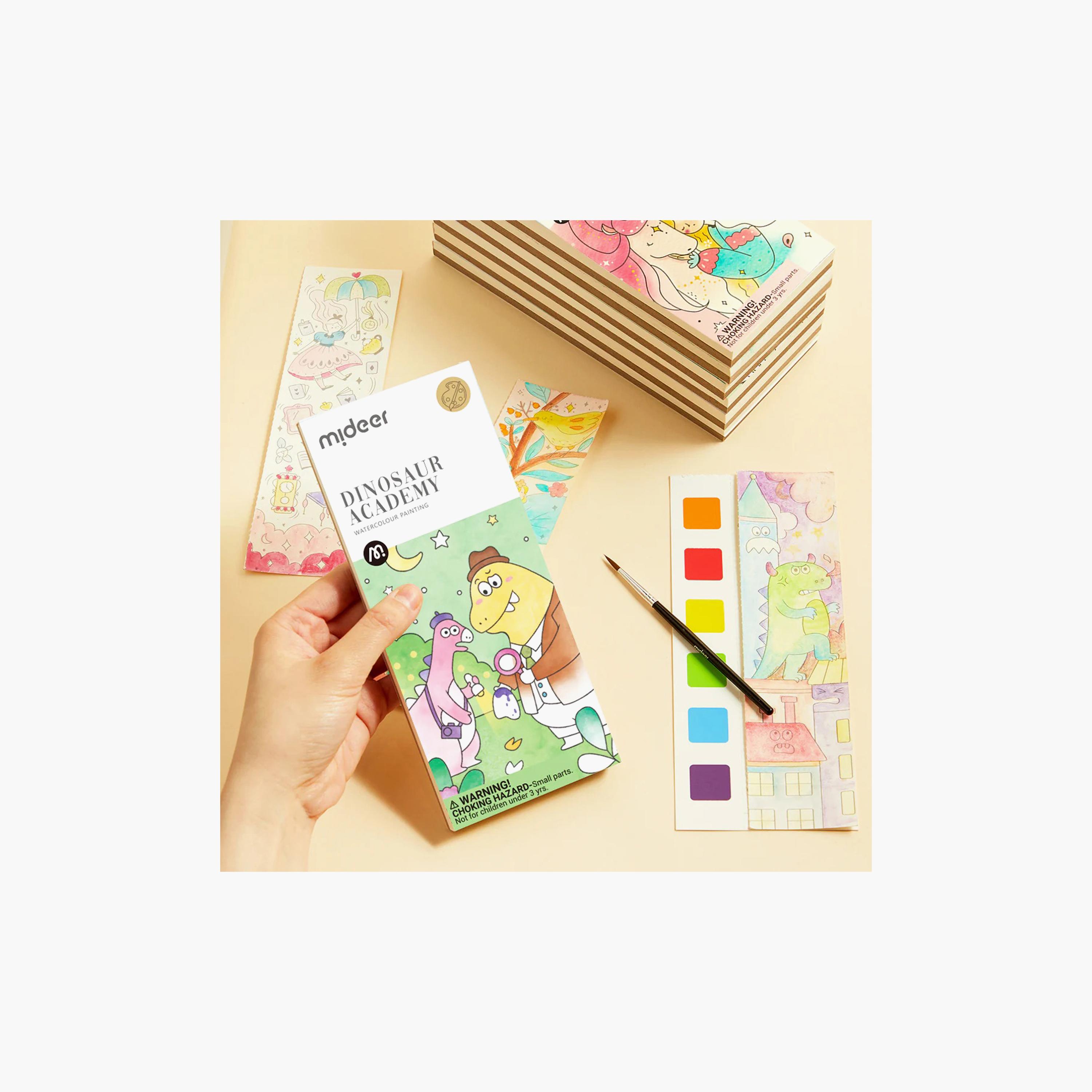 Mideer Paint with 22-Sheet Water Booklet - Dinosaur Academy-school-artsandcrafts-image-4