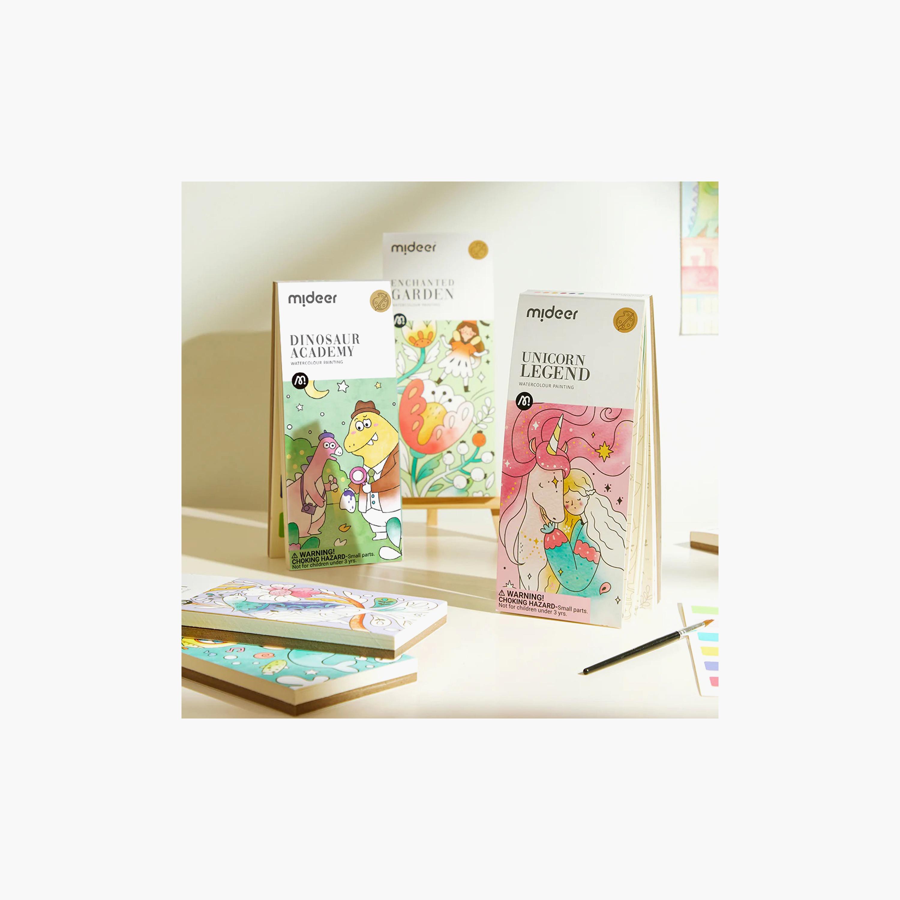Mideer Paint with 22-Sheet Water Booklet - Dinosaur Academy-school-artsandcrafts-image-5