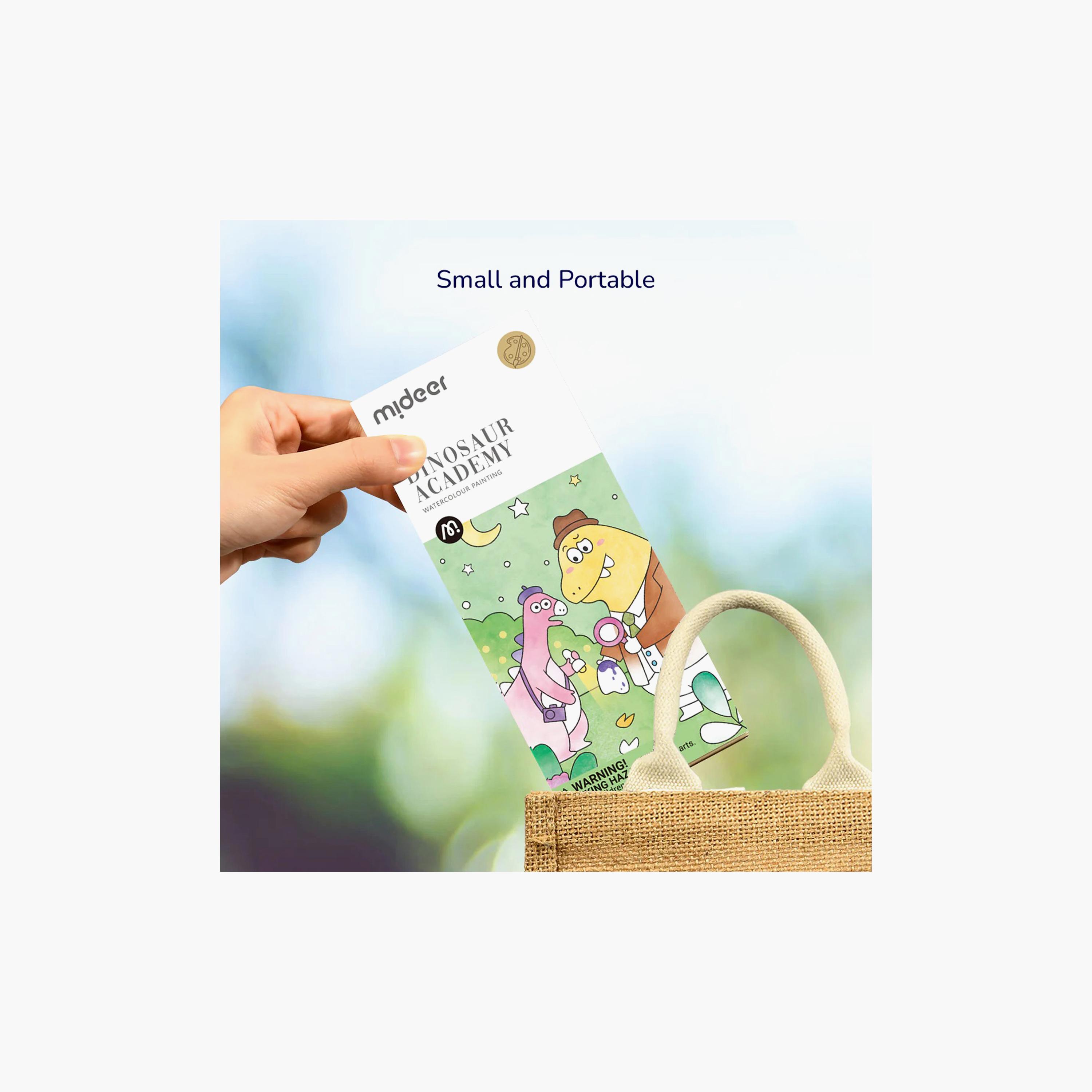 Mideer Paint with 22-Sheet Water Booklet - Dinosaur Academy-school-artsandcrafts-image-6