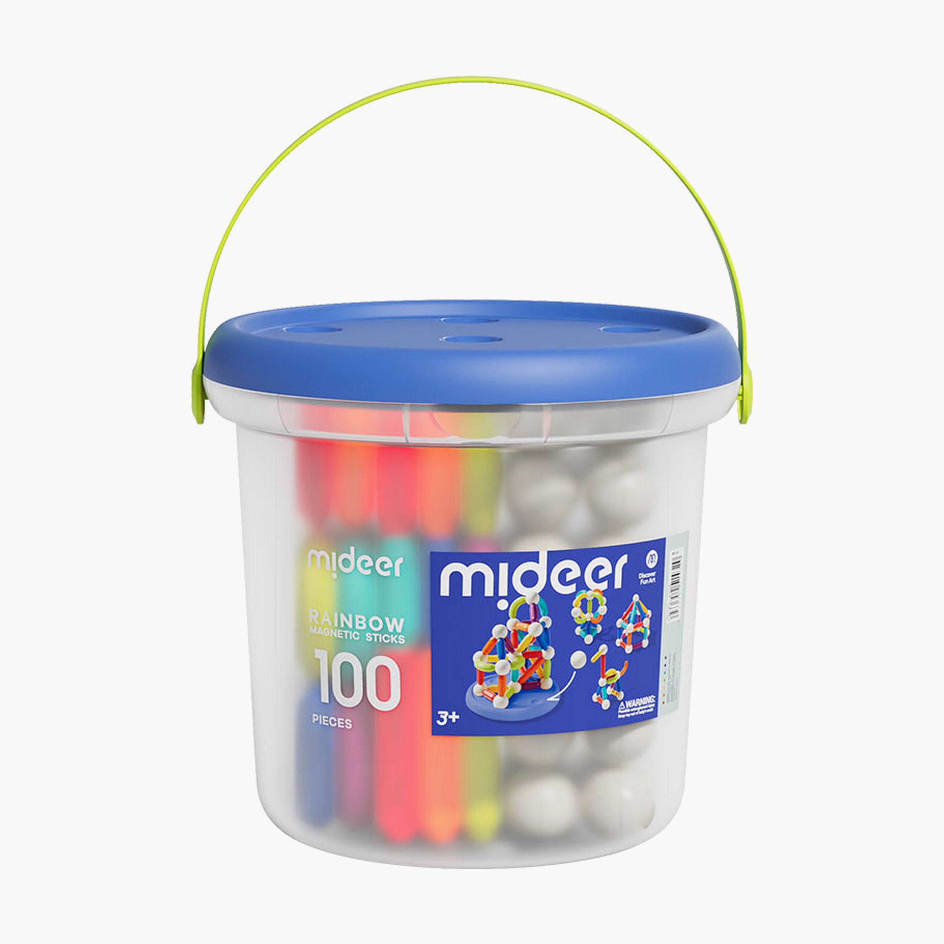 مجموعة أعواد مغناطيسية من ميدير، 100 قطعة-toys-buildingblocks-magnetictoys-image-8