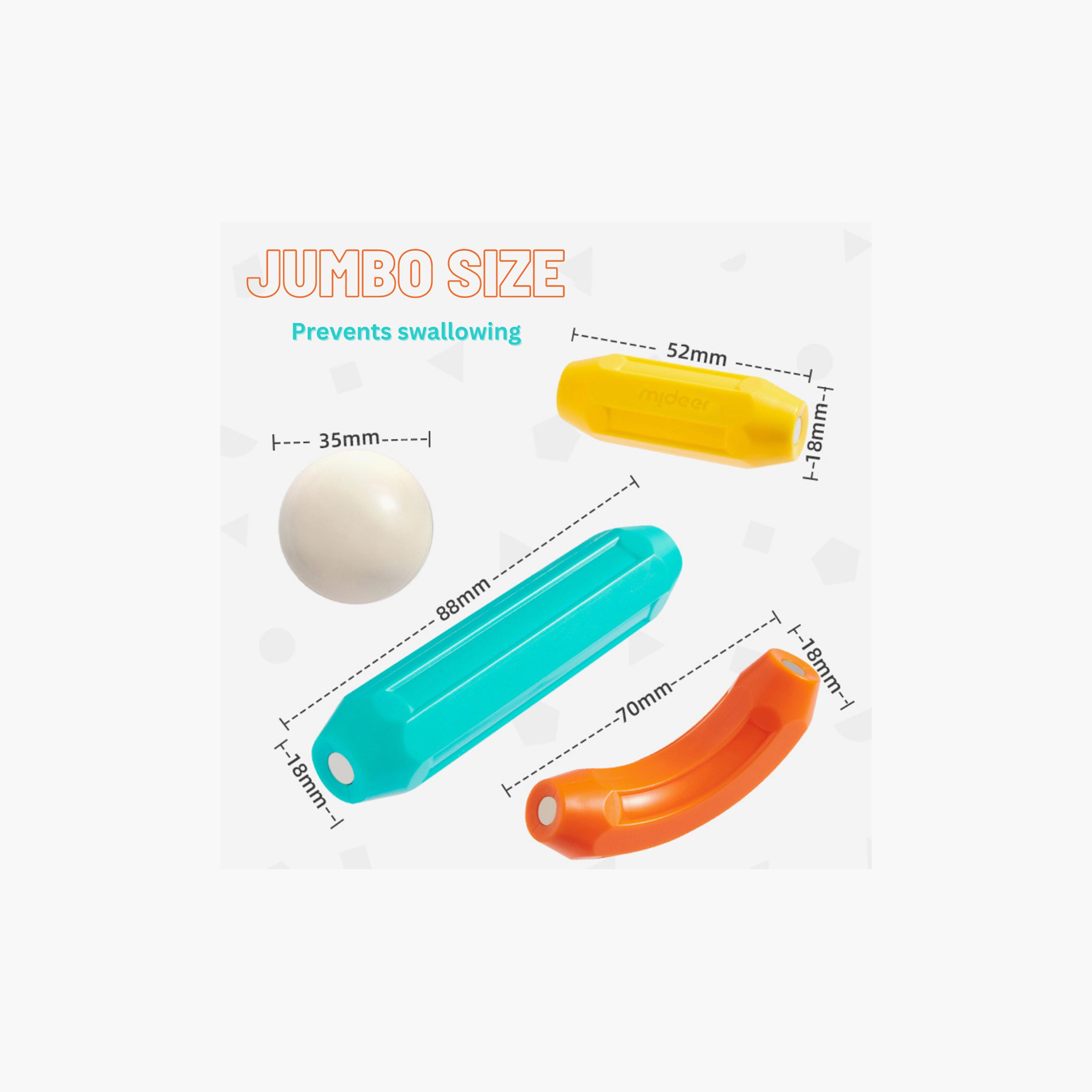 مجموعة أعواد مغناطيسية من ميدير، 100 قطعة-toys-buildingblocks-magnetictoys-image-1