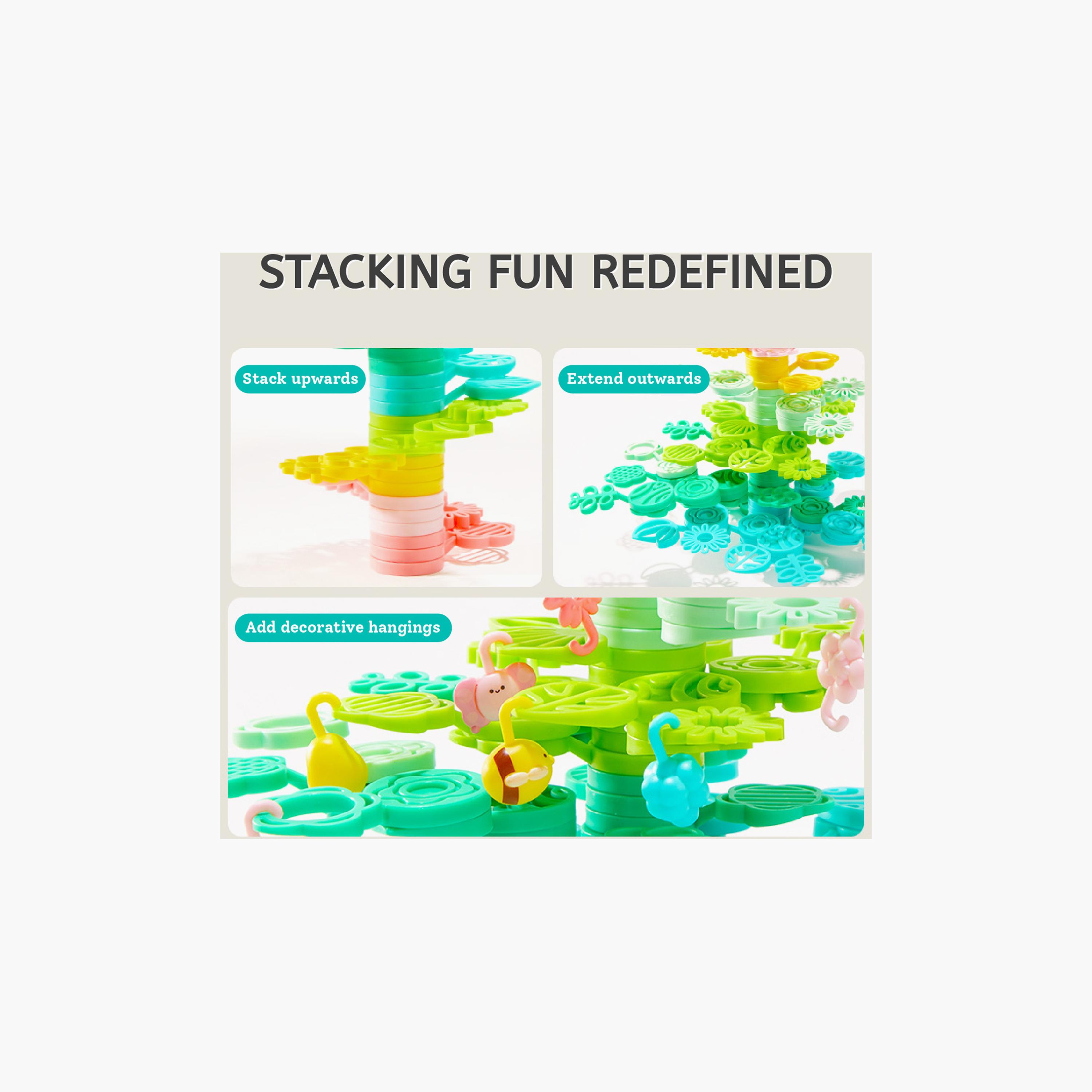 Mideer 82-Piece Floral Balancing Blocks-toys-buildingblocks-blocks-image-8
