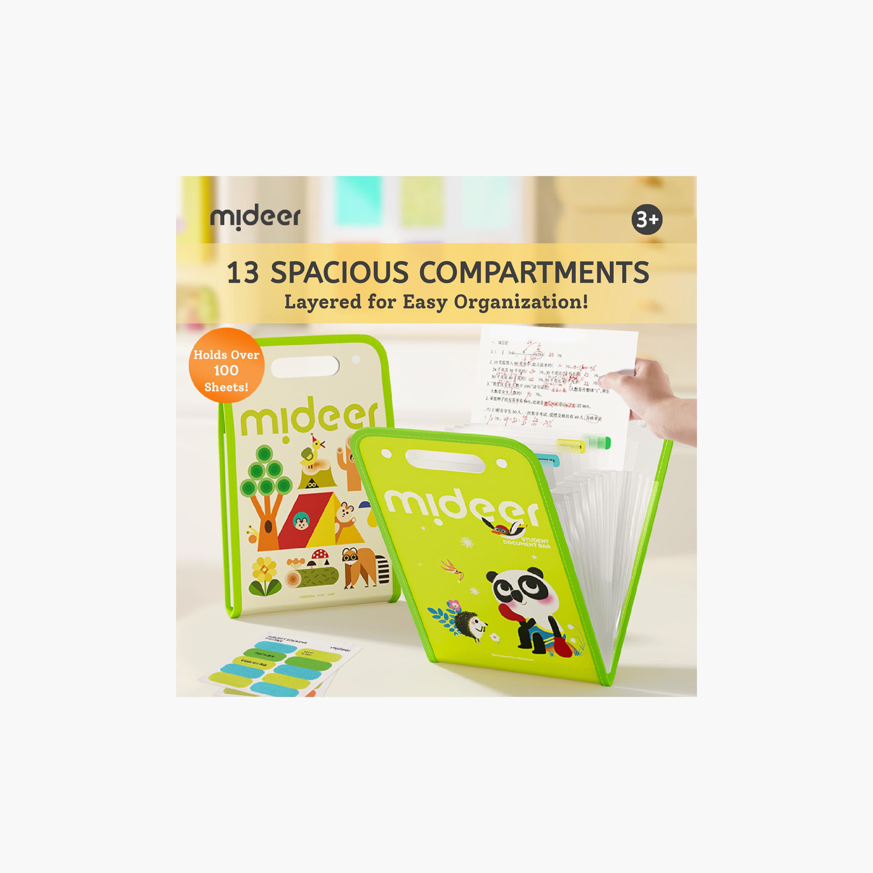 Mideer Expandable Accordion A4 Folder - Doctor Panda-school-stationery-accessories-image-3