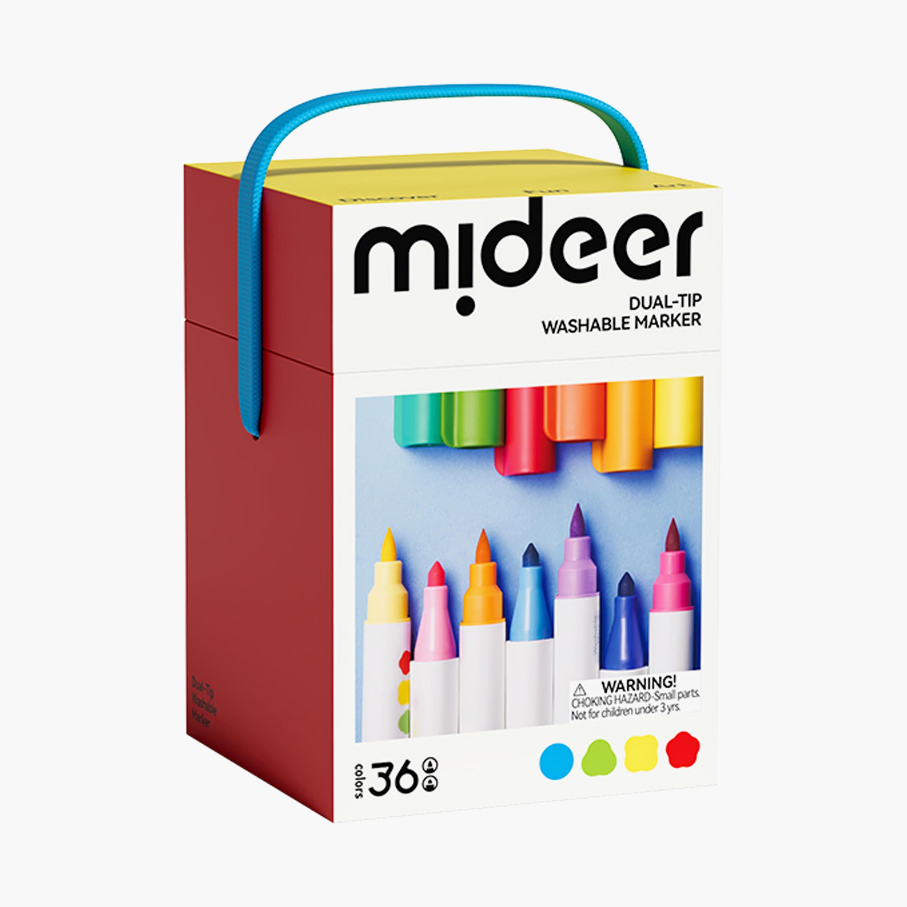 أقلام تحديد قابلة للغسل ثنائية الأطراف من ميدير، 36 قطعة-school-artsandcrafts-image-1