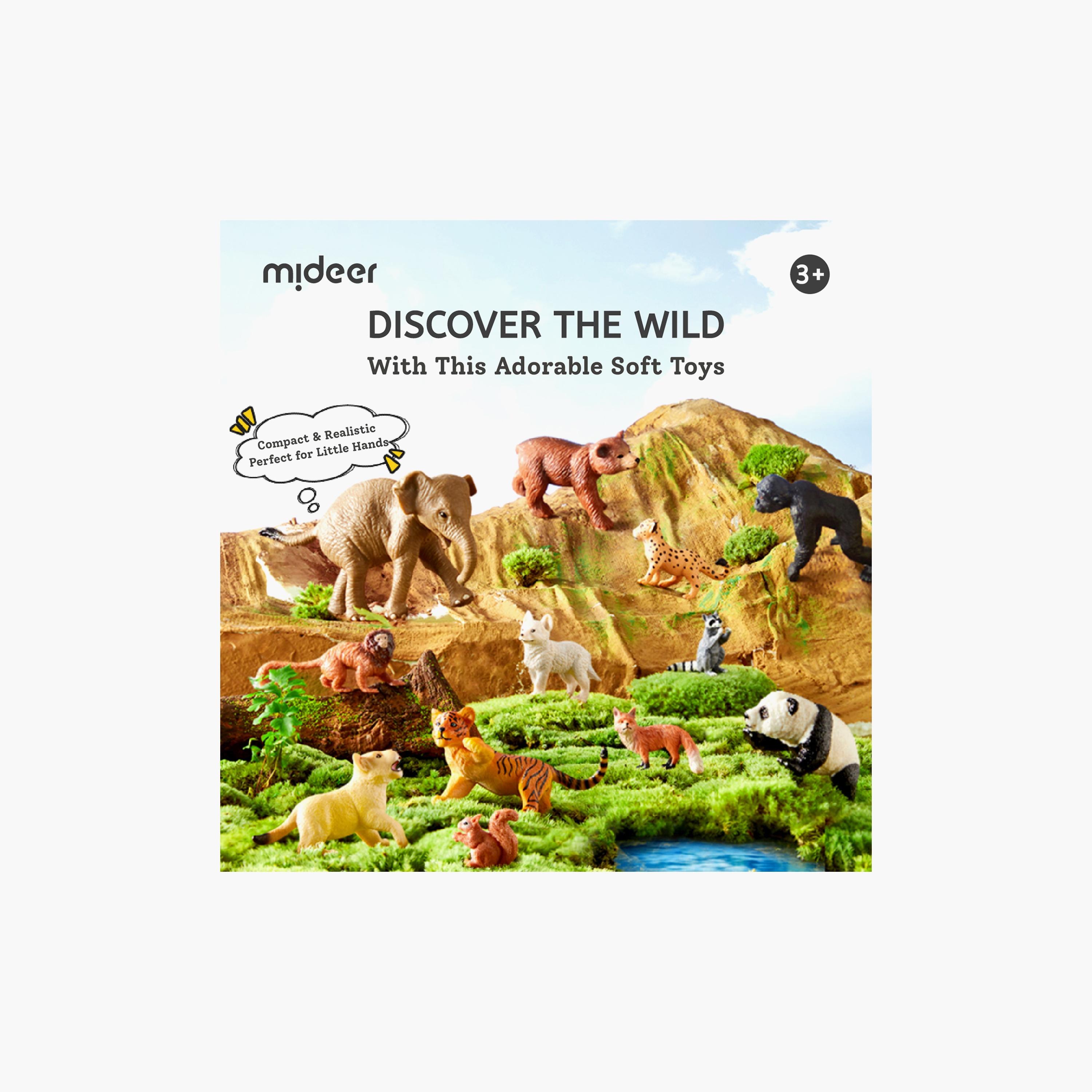 مجموعة سفاري للحيوانات من ميدير، 12 قطعة-toys-playfigures-actionfigures-image-4