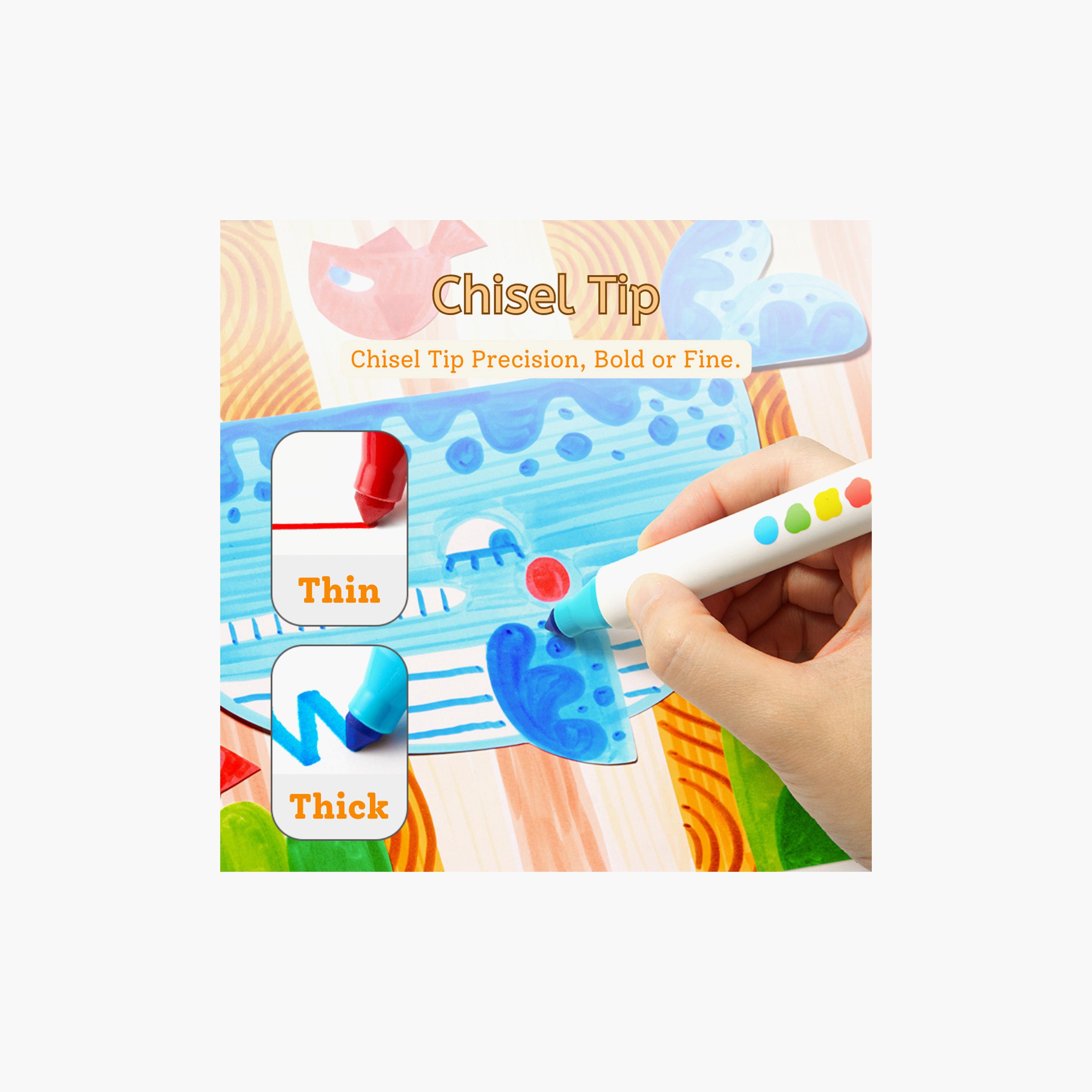 Mideer 36-Piece Large Fine Tip Washable Markers-school-artsandcrafts-image-7