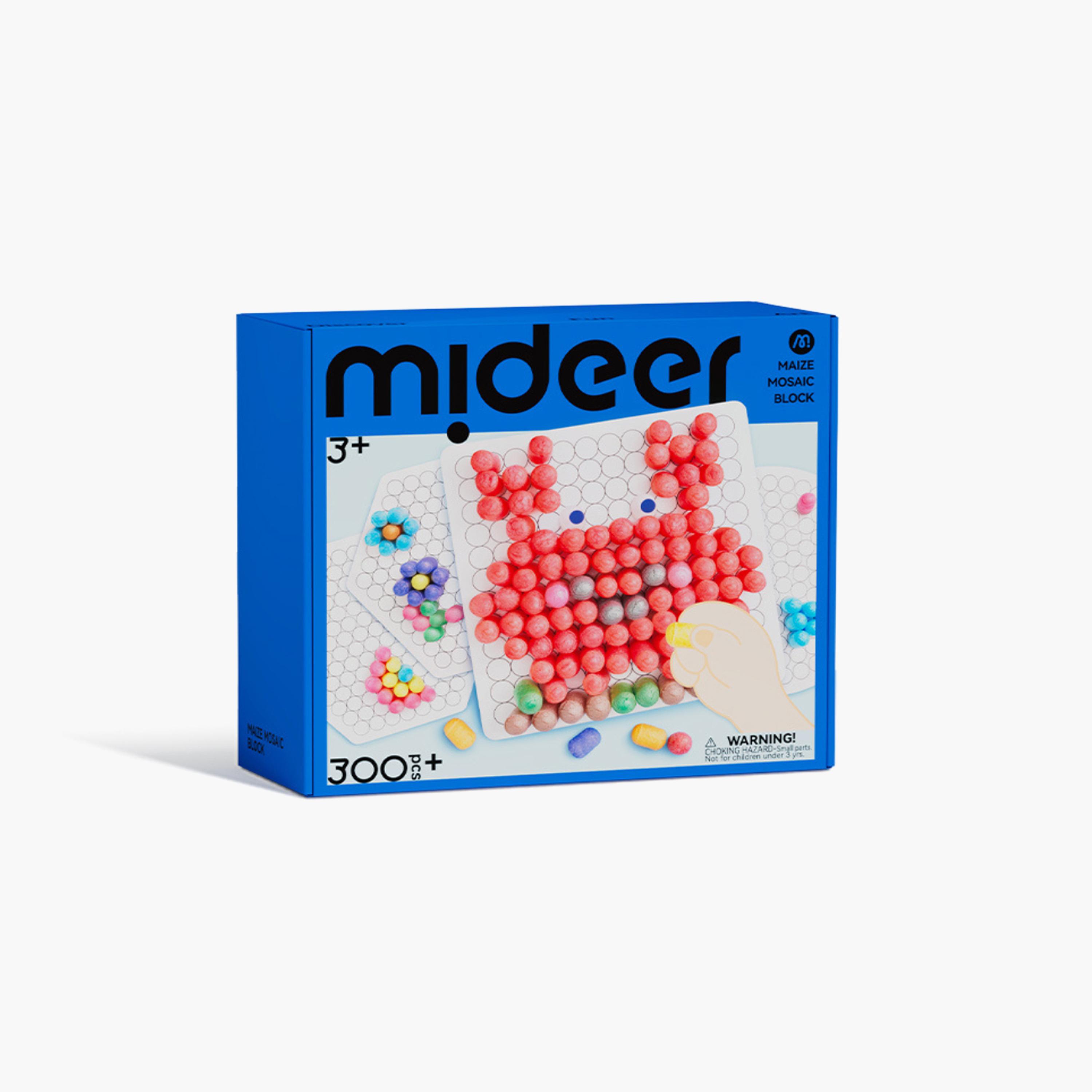 مكعبات فسيفساء الذرة من ميدير، 300 قطعة-toys-buildingblocks-blocks-image-1