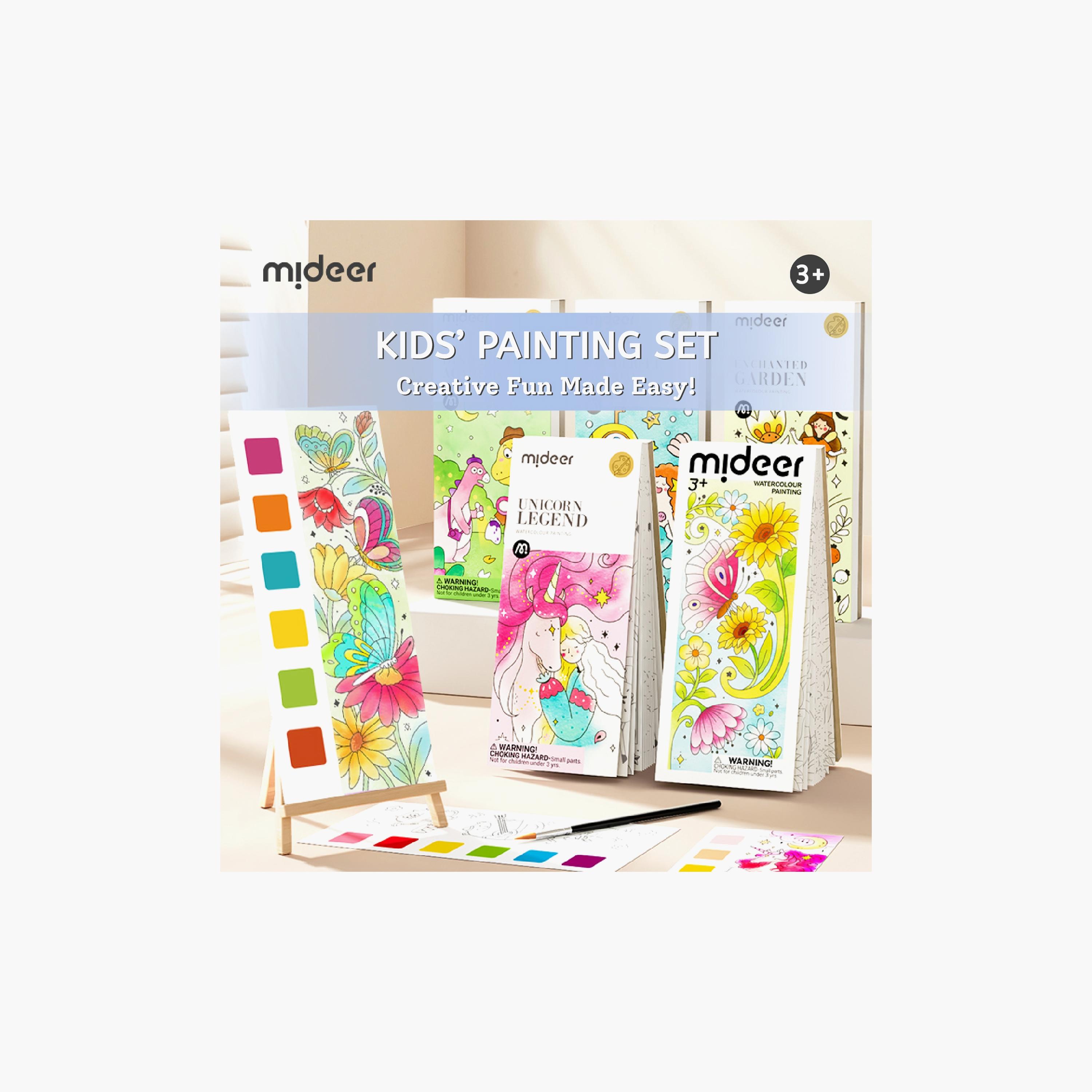 كتيب ألوان مع 20 ورقة مائية من ميدير - حديقة رائعة-school-artsandcrafts-image-11