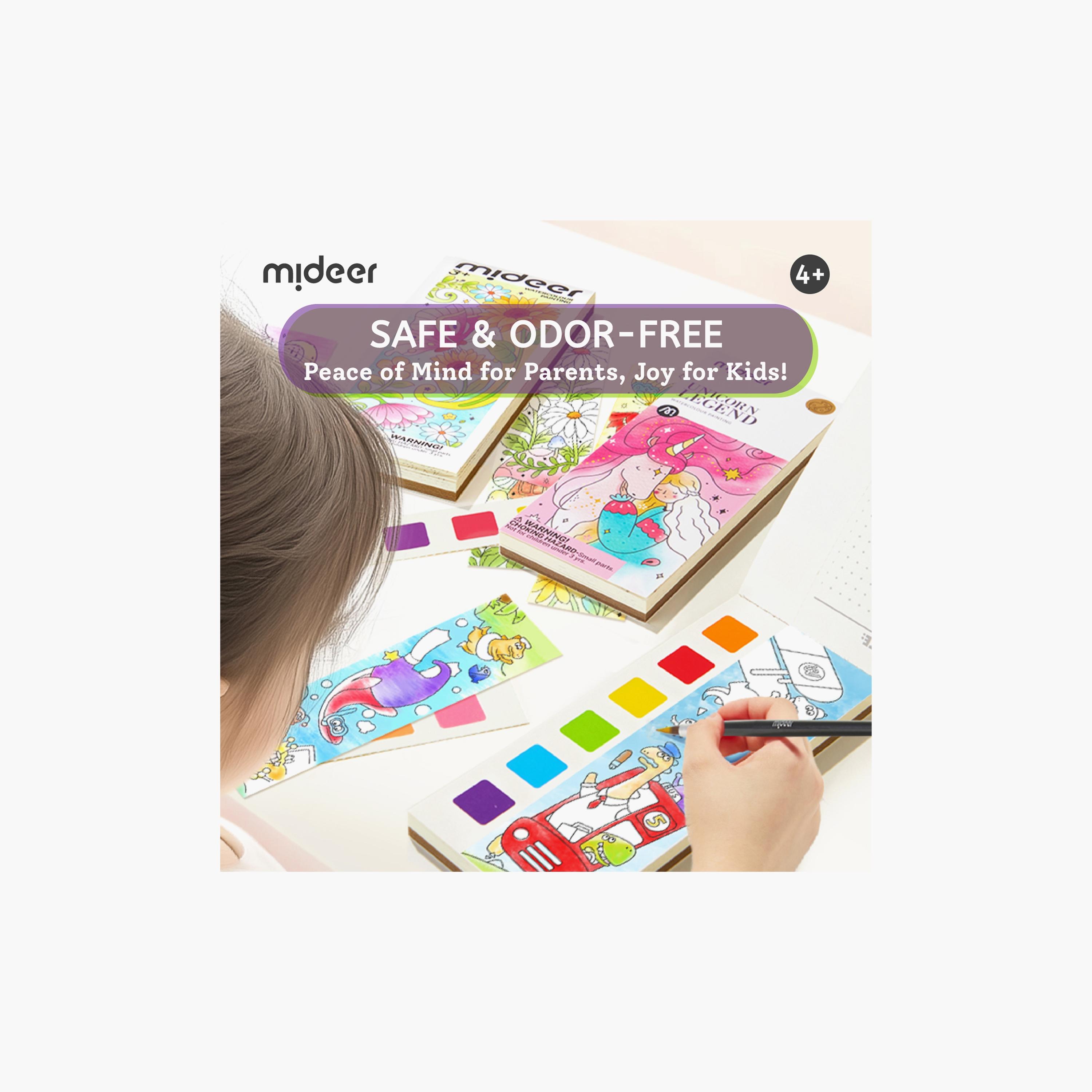 كتيب ألوان مع 20 ورقة مائية من ميدير - حديقة رائعة-school-artsandcrafts-image-2