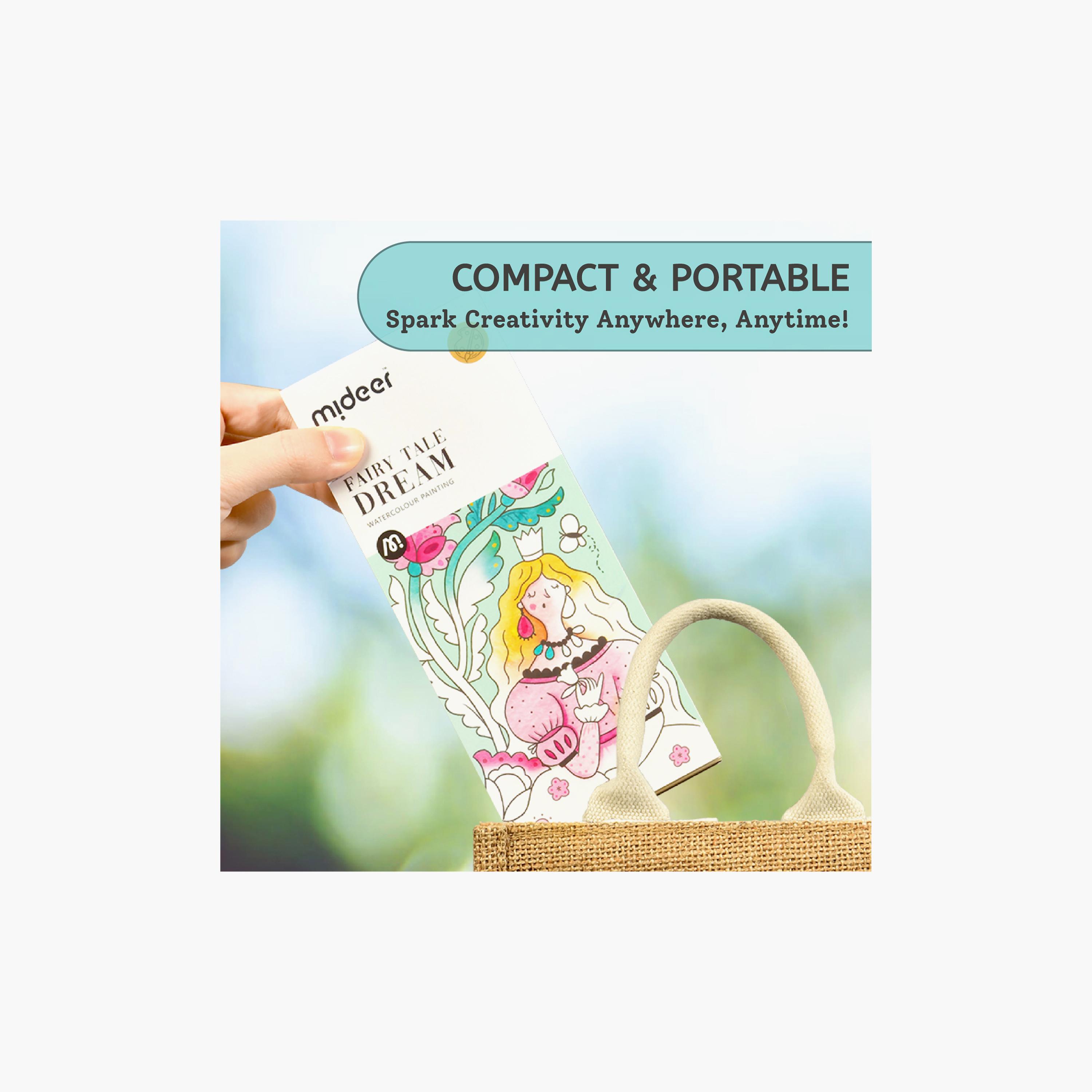 كتيب ألوان مع 20 ورقة مائية من ميدير - حديقة رائعة-school-artsandcrafts-image-3