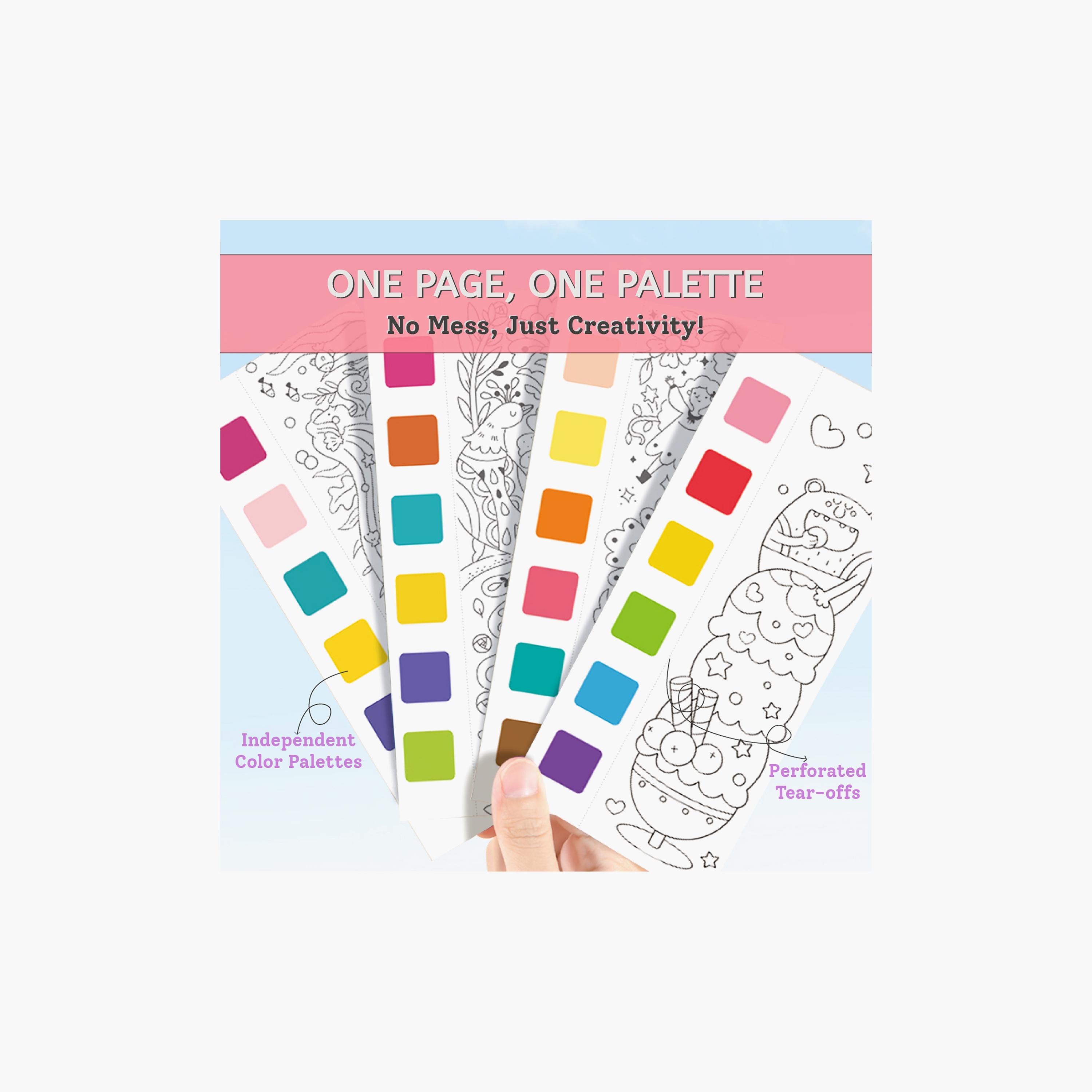 كتيب ألوان مع 20 ورقة مائية من ميدير - حديقة رائعة-school-artsandcrafts-image-7