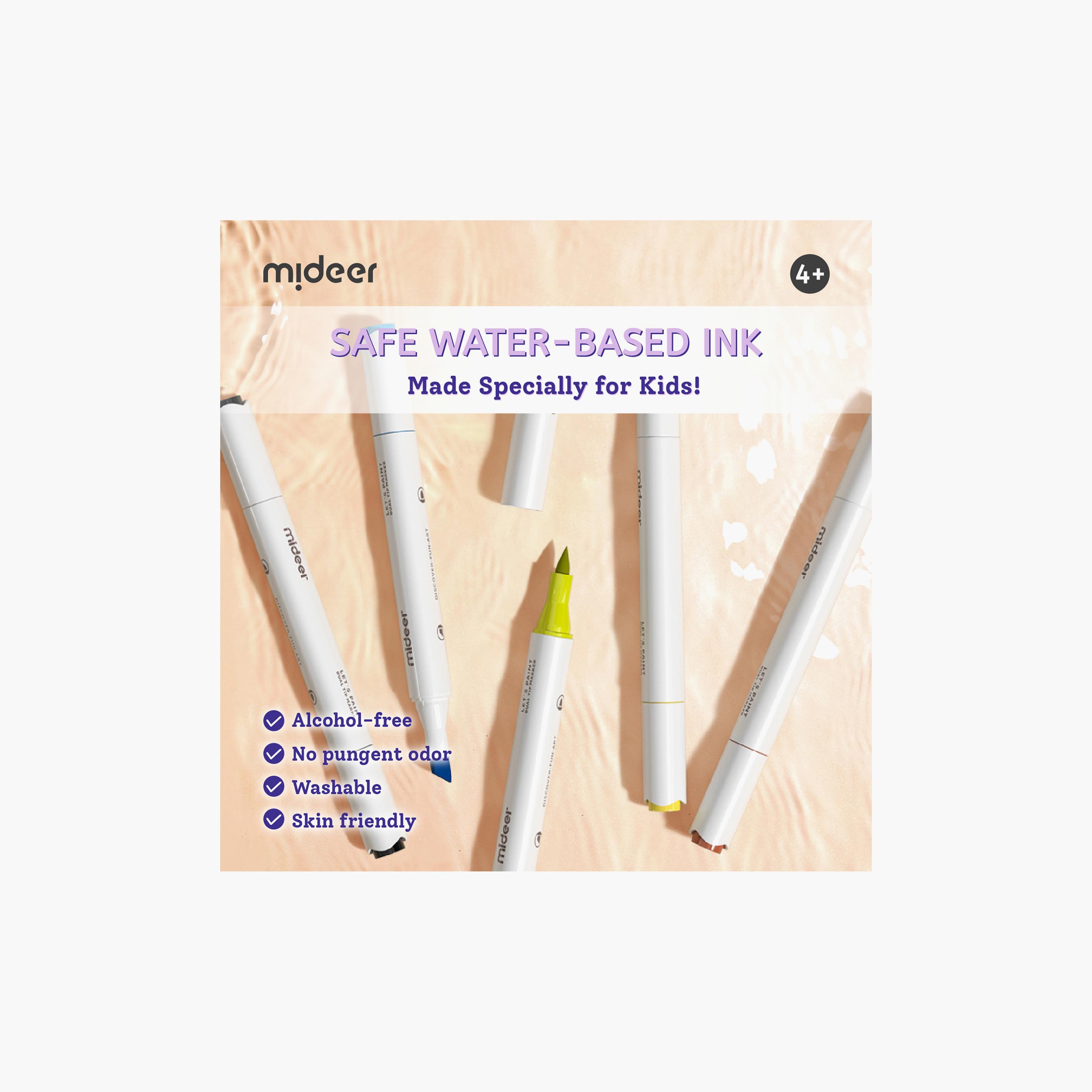 Mideer 60-Piece Dual Tip Markers with Brush & Chisel Tip-school-artsandcrafts-image-6