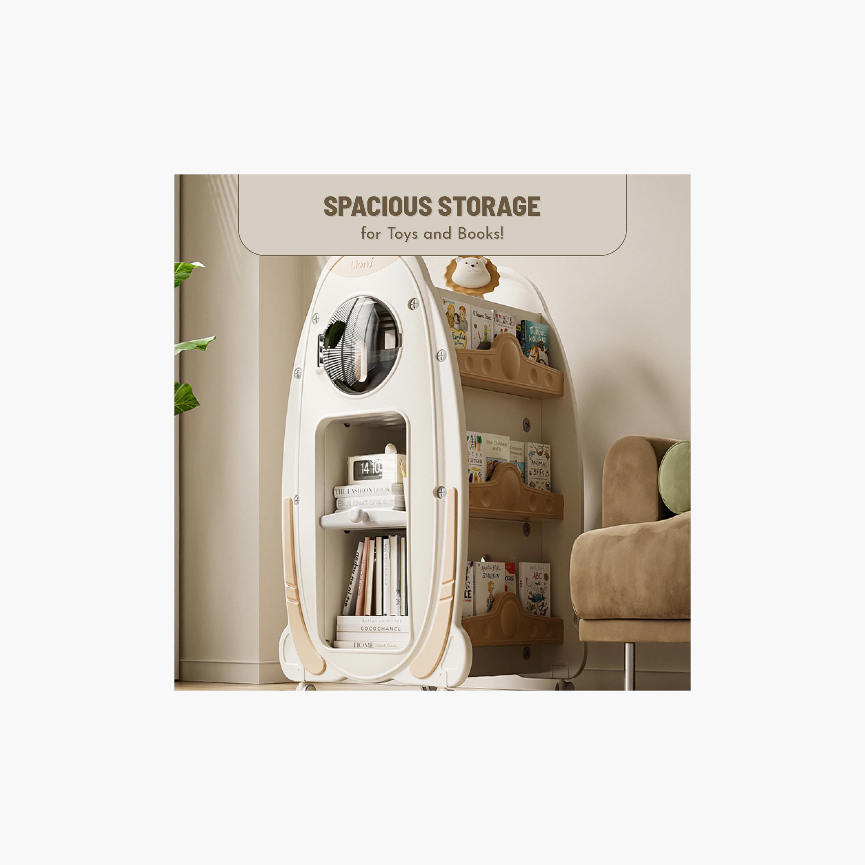 Lovely Baby Astronaut Book Cabinet-baby-nursery-furniture-wardrobesandstorage-image-6