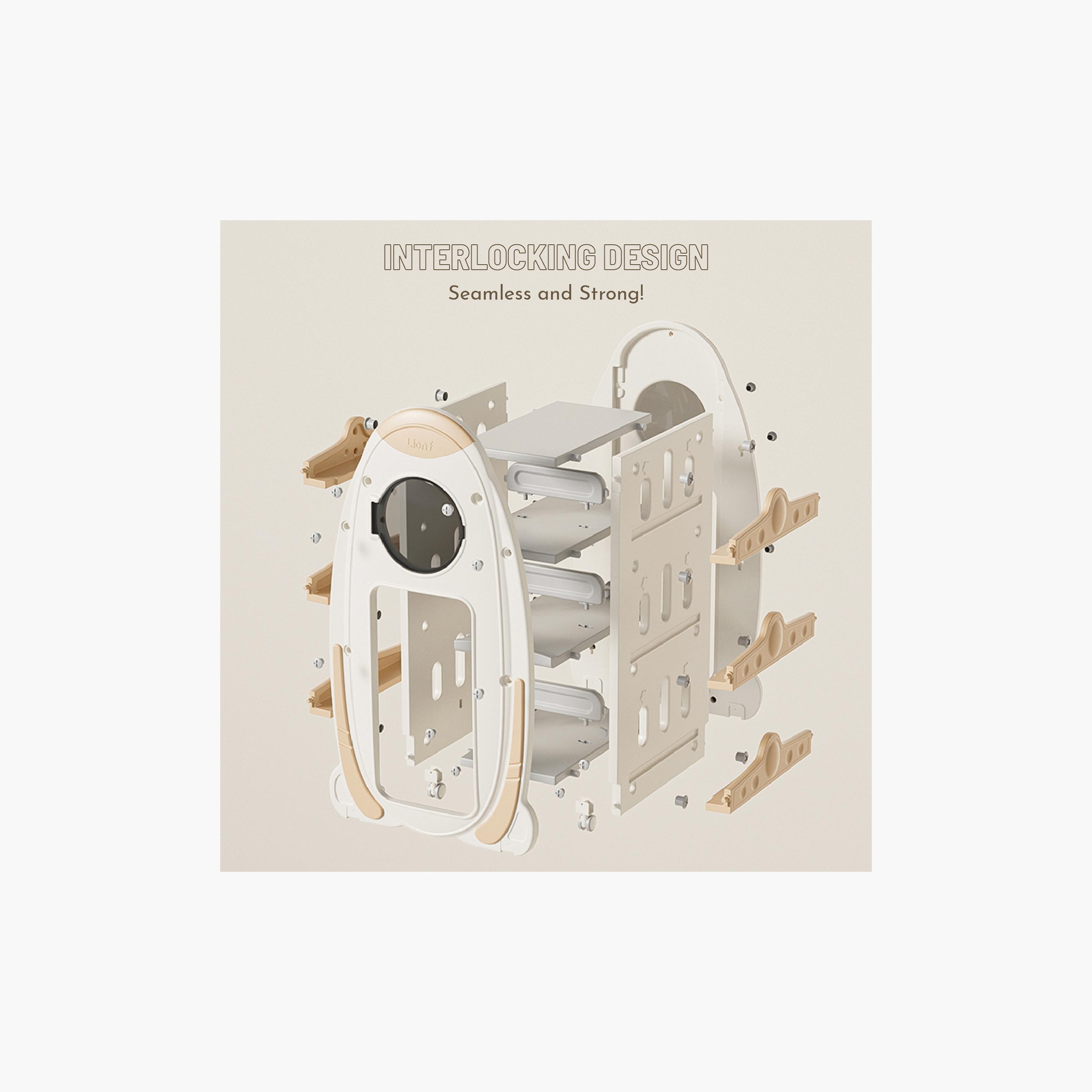 Lovely Baby Astronaut Book Cabinet-baby-nursery-furniture-wardrobesandstorage-image-8