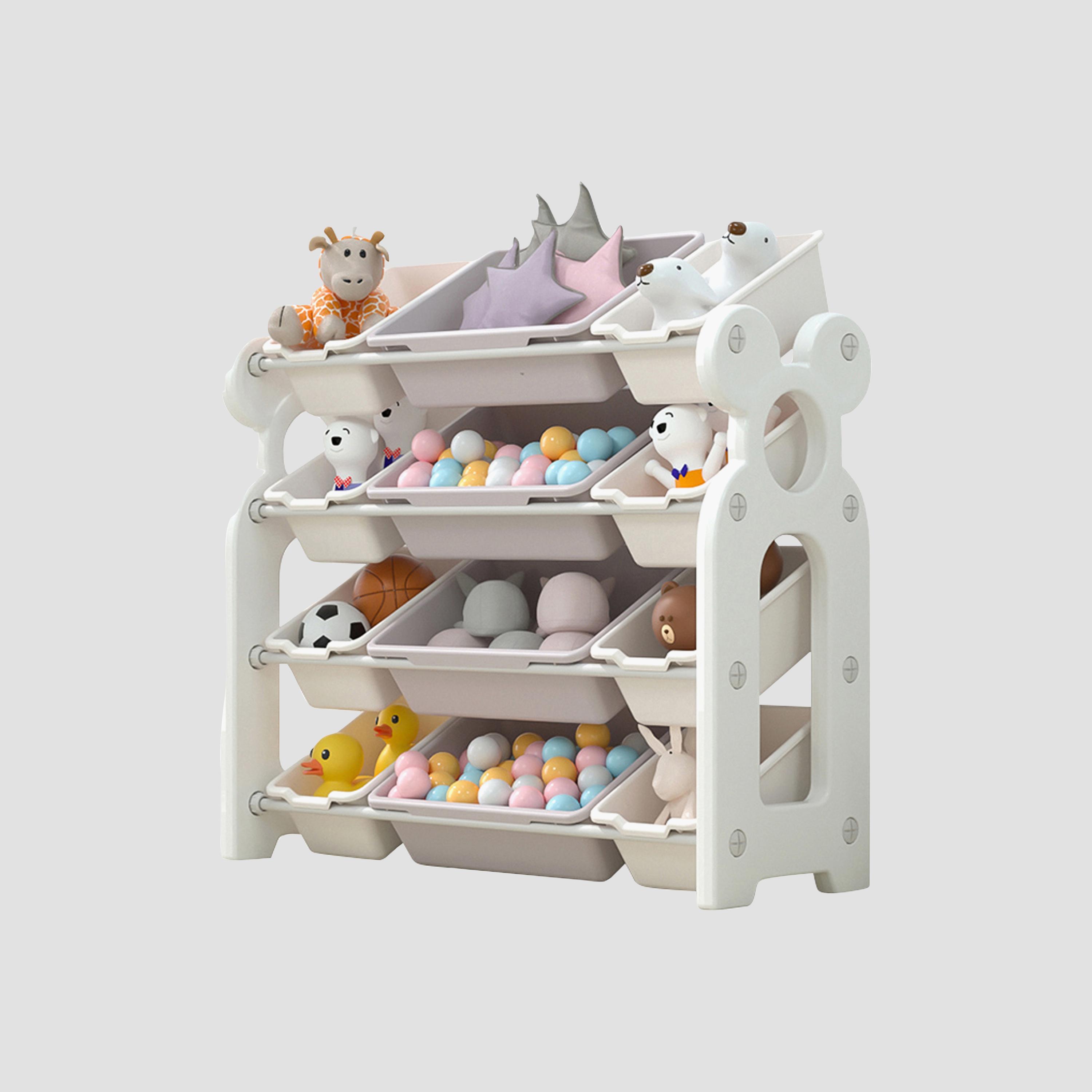 رف تخزين مع صواني قابلة للسحب من لافلي بيبي - متعدد الألوان-baby-nursery-furniture-wardrobesandstorage-image-1