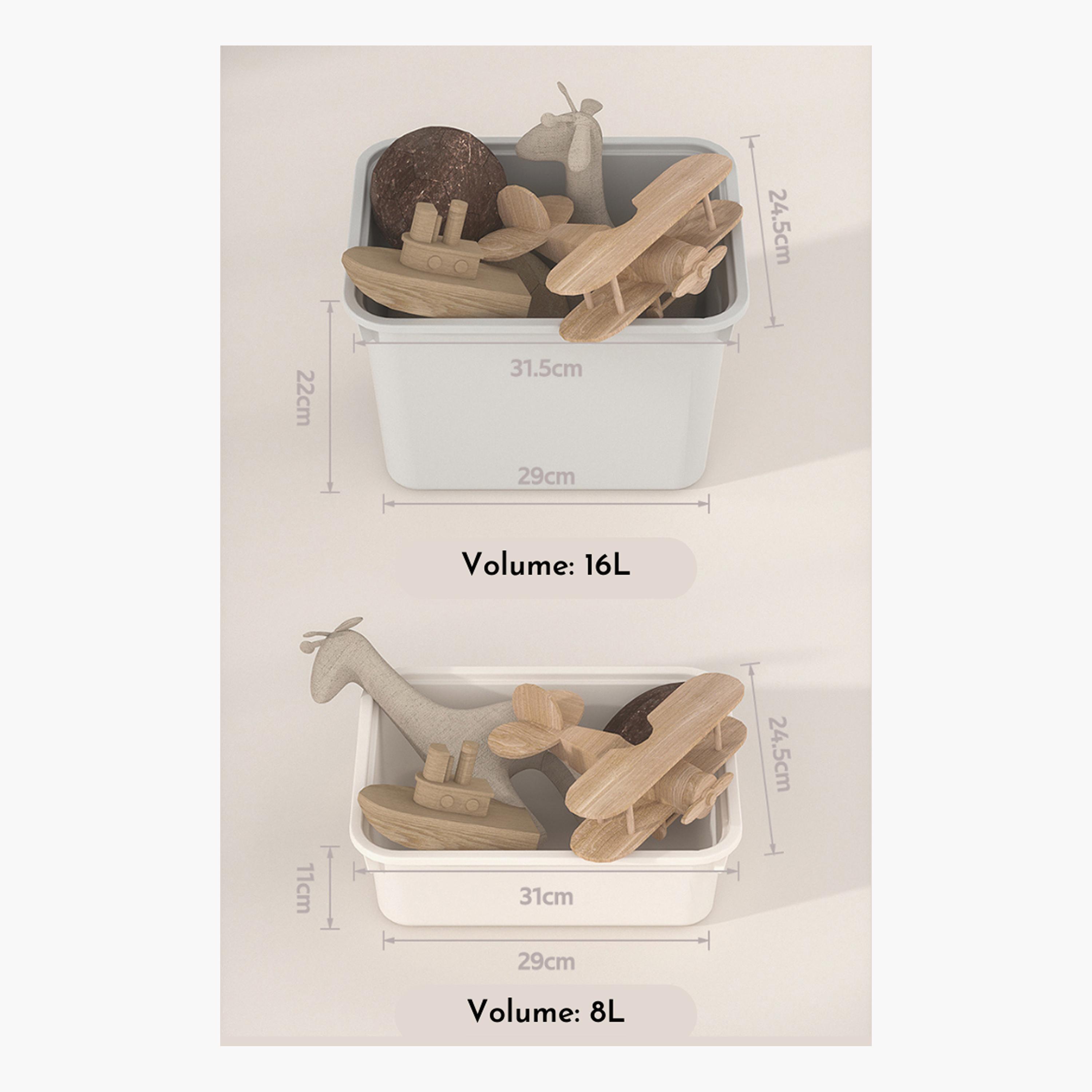 رف تخزين قطار مع 13 صينية قابلة للسحب من لافلي بيبي - متعدد الألوان-baby-nursery-furniture-wardrobesandstorage-image-5