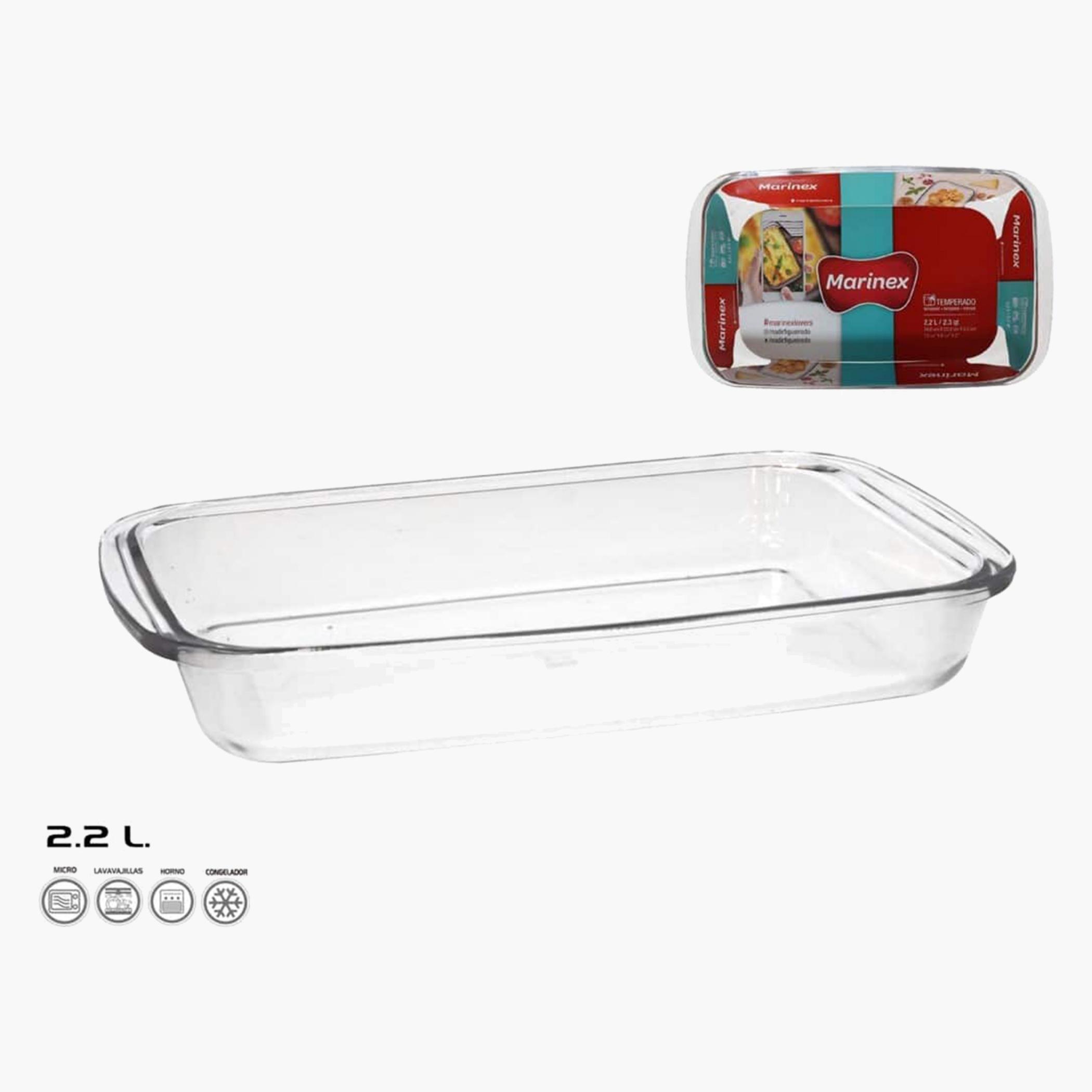 Rectangular Glass Baking Dish 2.2L-household-kitchen-bakeware-bakingdishes-image-5