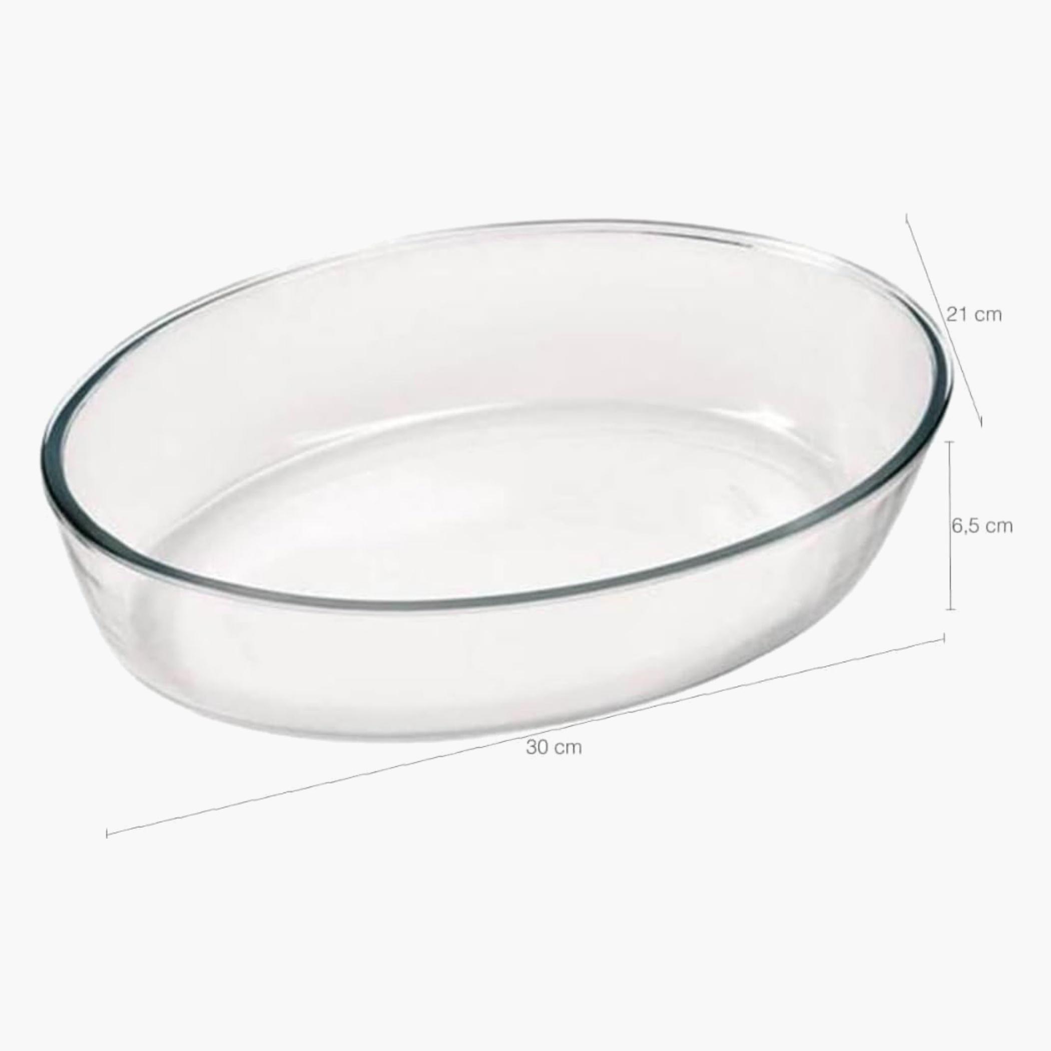 مارينكسصينية خبز زجاجية بيضاوية 2.4 لتر-household-kitchen-bakeware-bakingdishes-image-1