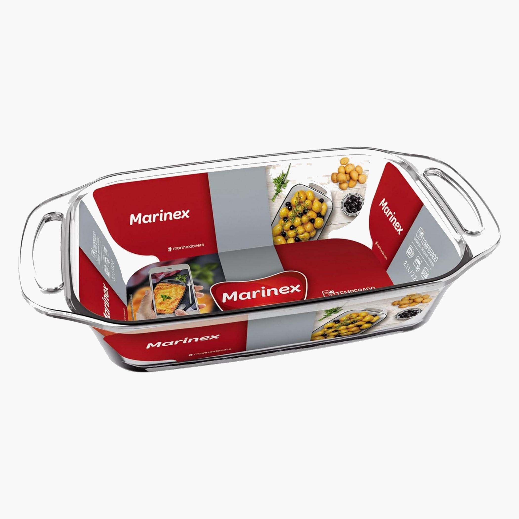 Rectangular Glass Roaster with Handles 2.1L-household-kitchen-bakeware-bakingdishes-image-4