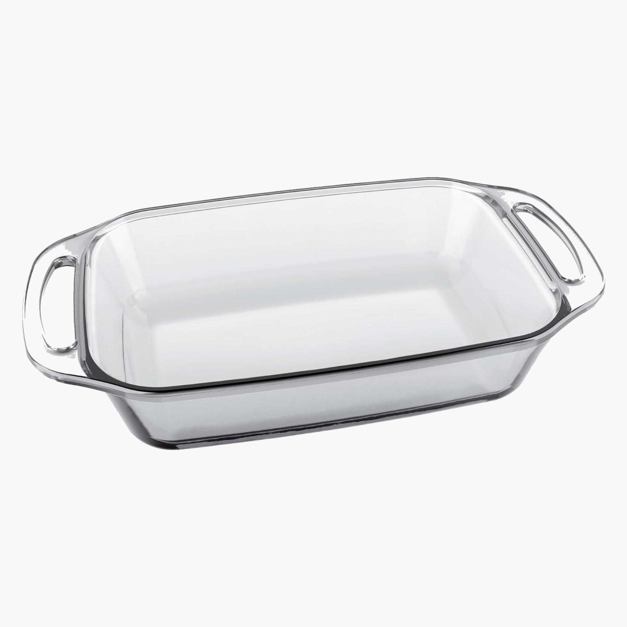 Rectangular Glass Roaster with Handles-household-kitchen-bakeware-bakingdishes-image-1