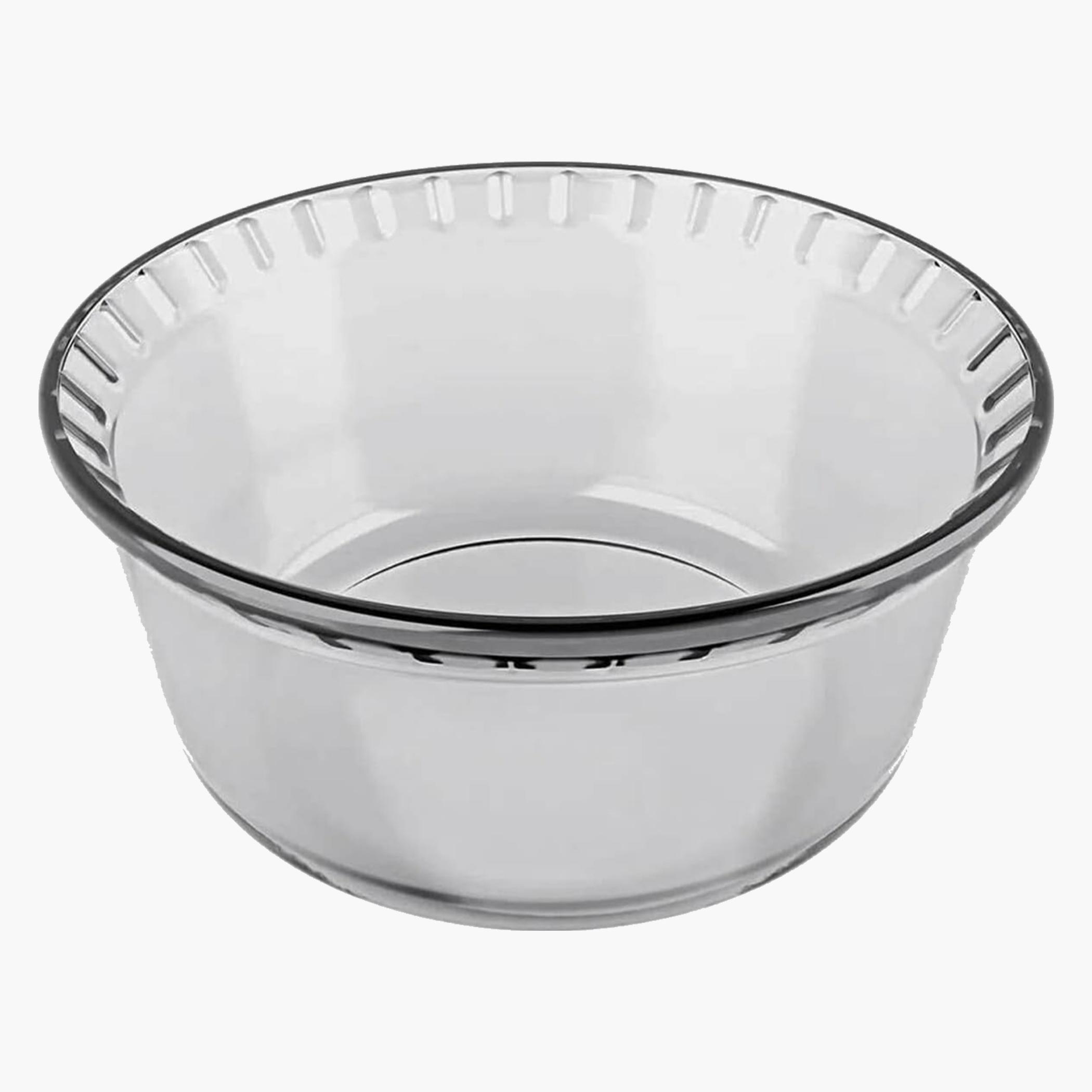 Clear Glass Soufflé Dish 18cm-household-kitchen-bakeware-bakingdishes-image-3