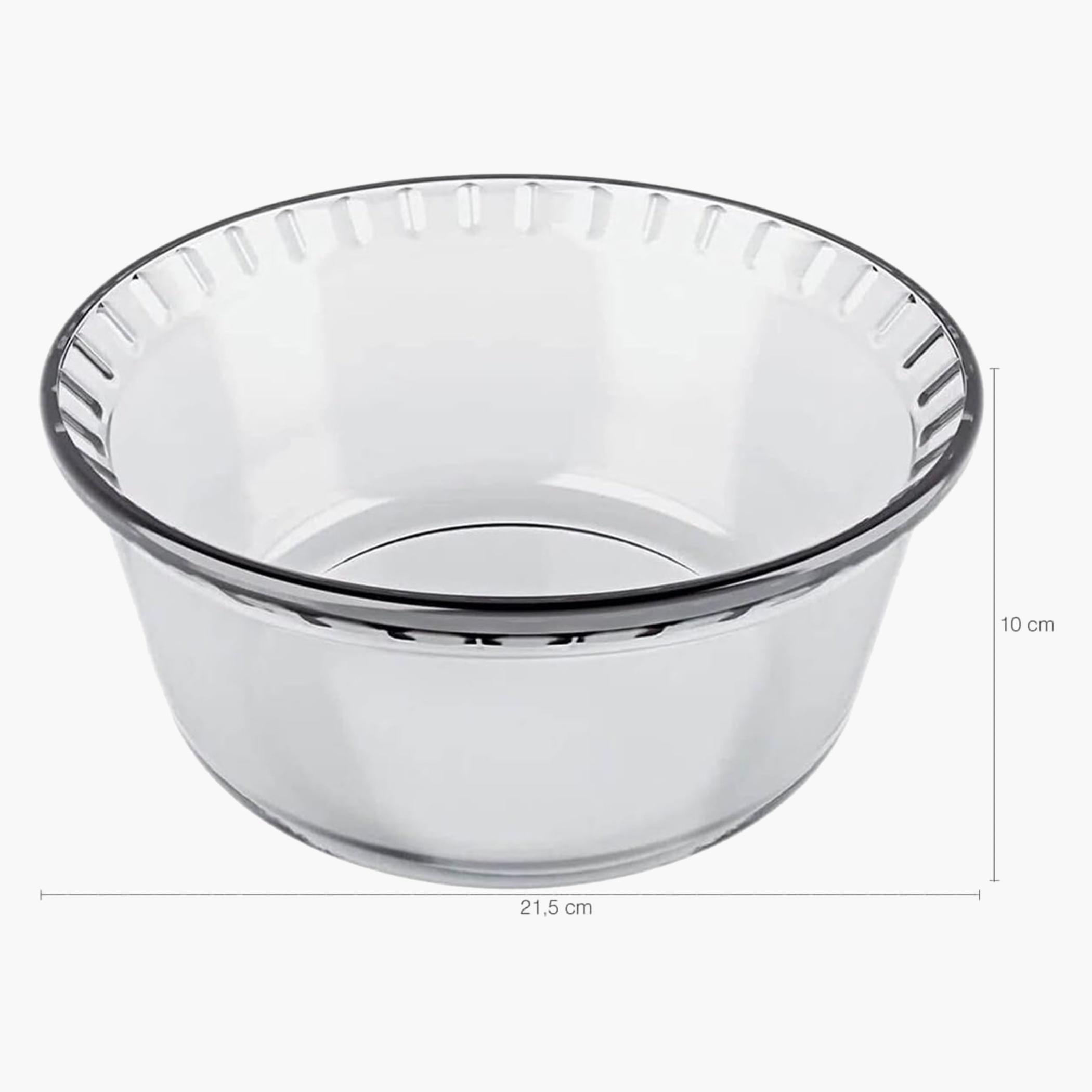 Glass Soufflé Dish 21.5 cm-household-kitchen-bakeware-bakingdishes-image-2