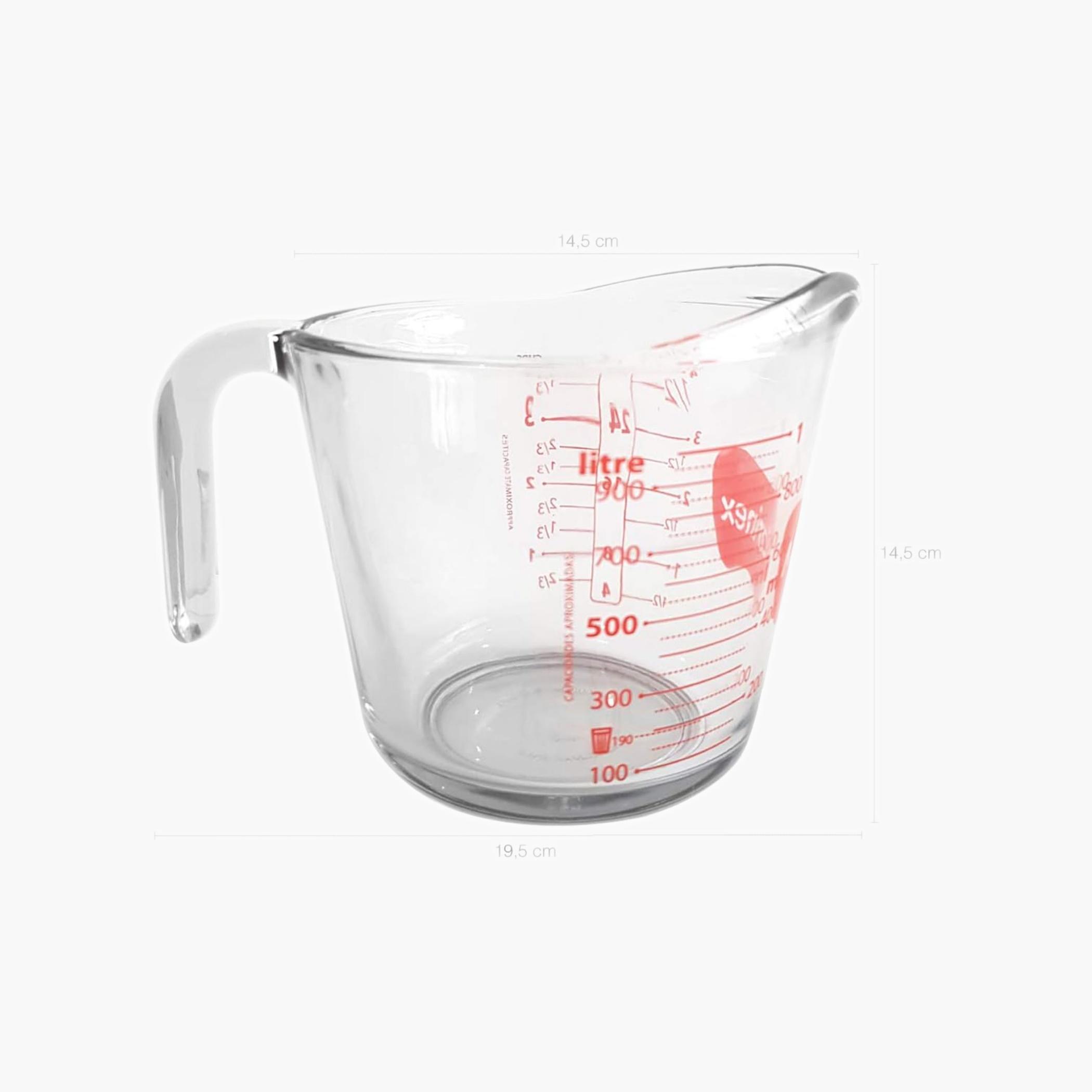 Glass Measuring Jug 1 Litre-household-kitchen-kitchentoolsandutensils-cookingaccessories-image-6
