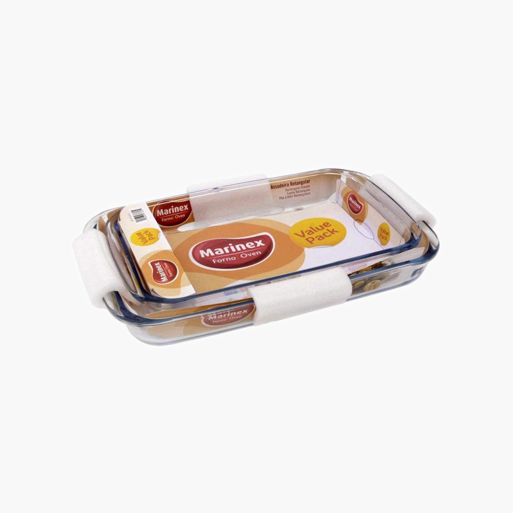 Glass Rectangular Roaster Set-household-kitchen-bakeware-bakingdishes-image-3