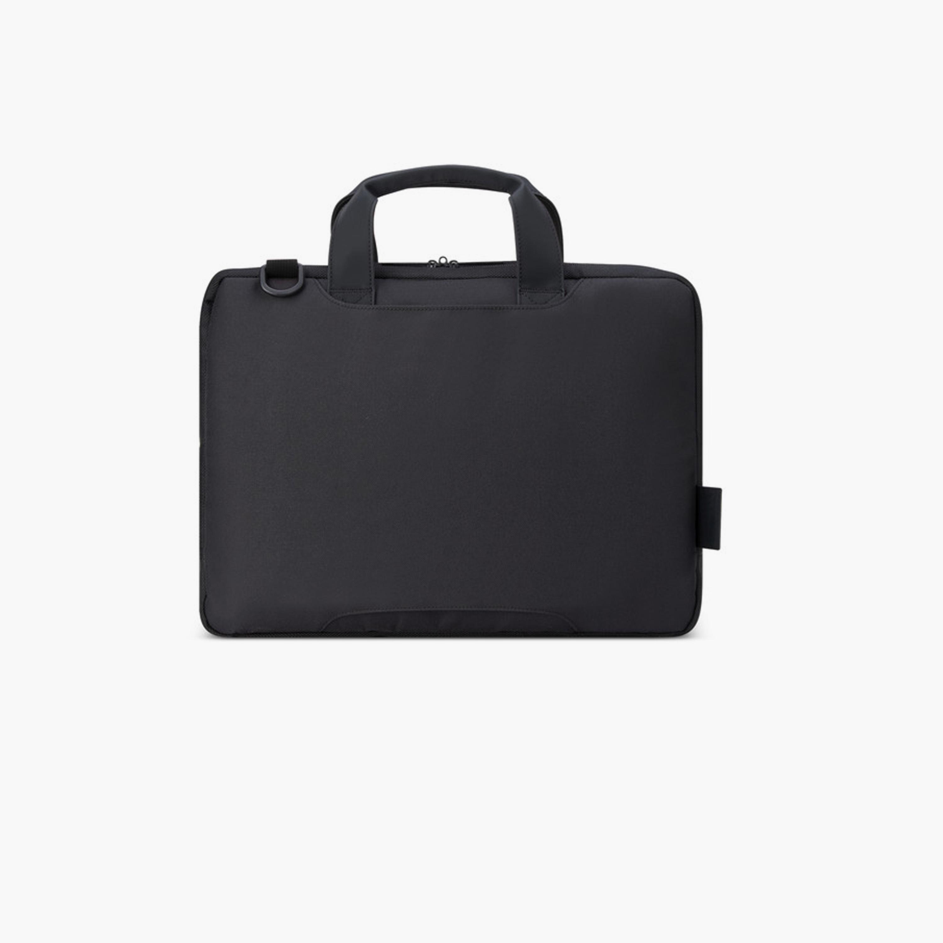 Delsey Parvis Plus Solid Top Handle Satchel Bag With Zipper Closure and Adjustable Strap | 30 x 41 x 9 CM-men-bags-image-3