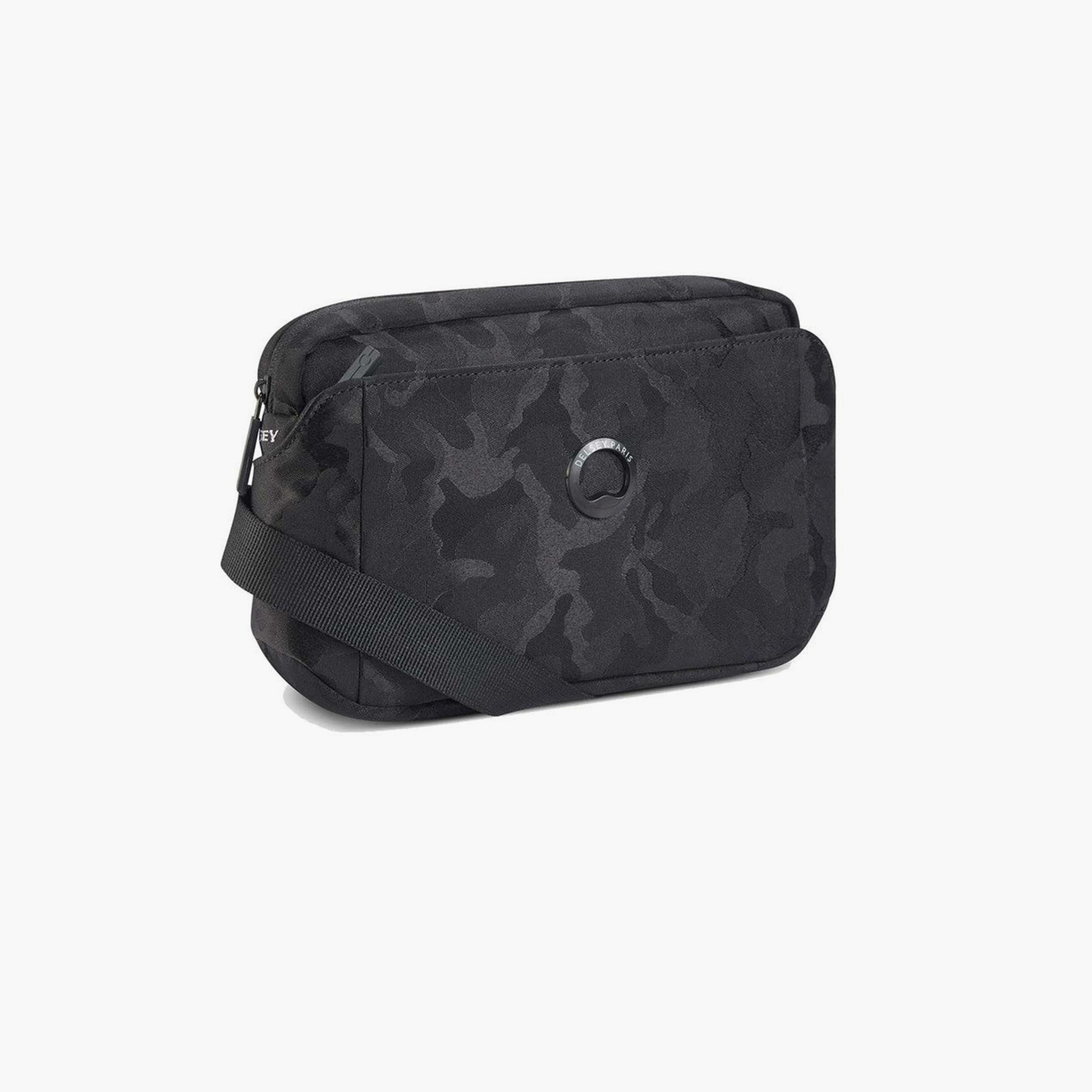 Delsey Picpus Solid Crossbody Bag with Zipper Closure and Adjustable Strap | 15 x 24 x 6CM-men-bags-image-2