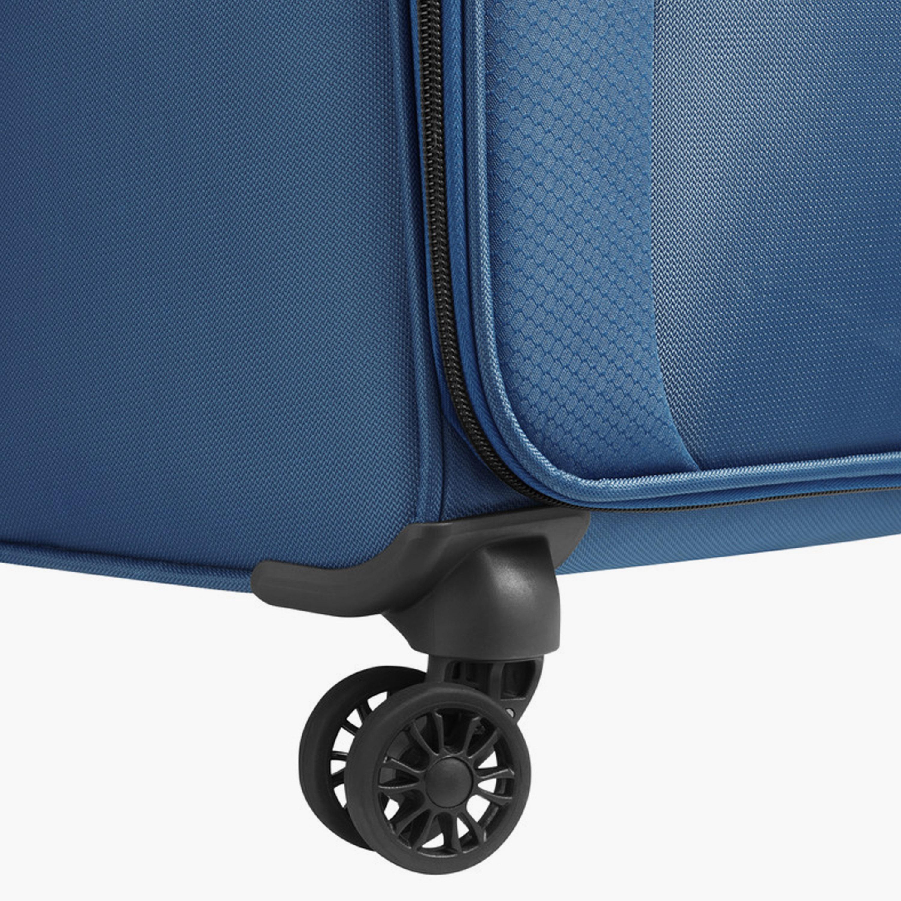 Delsey Caracas 70 CM Medium Check-in Polyester Soft Sided 4-Wheeler Spinner Trolley Bag with TSA Combination Lock-travel-luggagesandbags-luggage-image-5