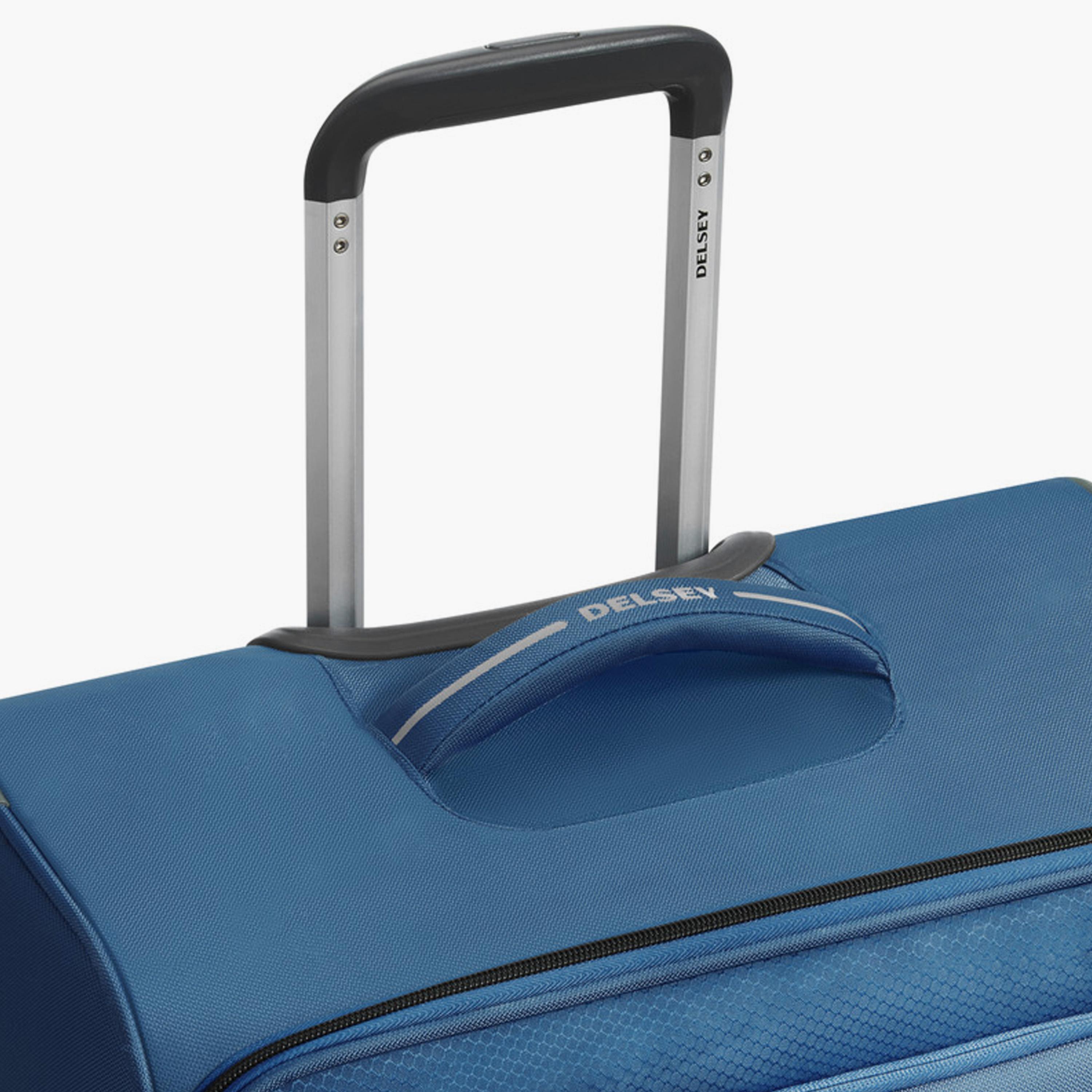 Delsey Caracas 70 CM Medium Check-in Polyester Soft Sided 4-Wheeler Spinner Trolley Bag with TSA Combination Lock-travel-luggagesandbags-luggage-image-7