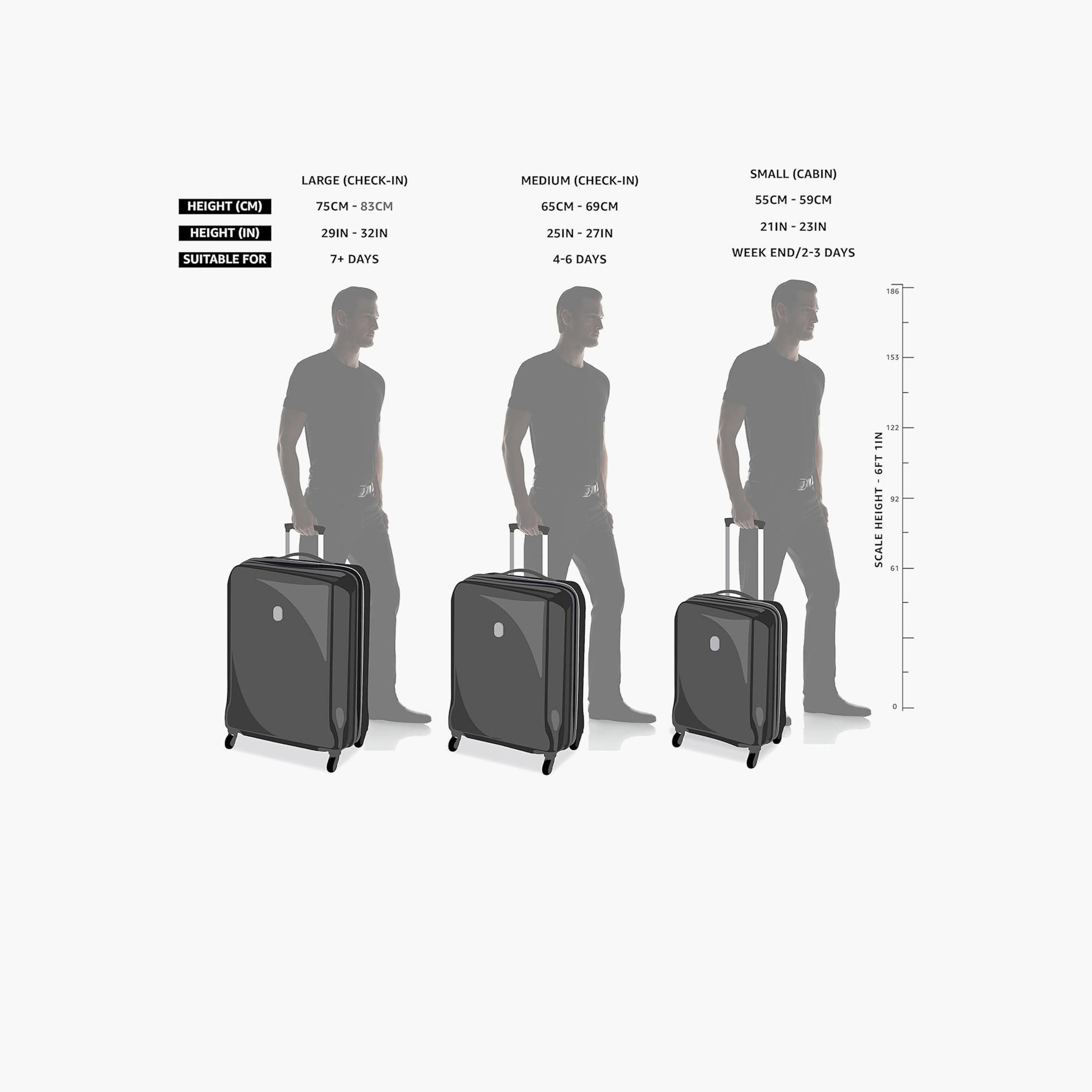 Delsey Clavel Set of 3 Polypropylene Hard Sided 4-Wheeler Spinner Trolley Bag with TSA Combination Lock-travel-luggagesandbags-luggage-image-6