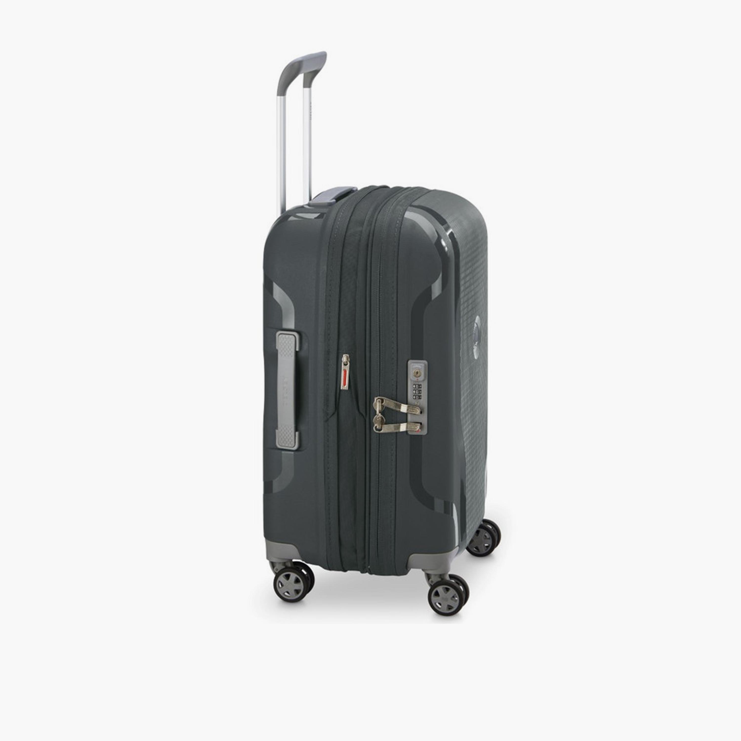 Delsey Caracas 55 CM Small Cabin Polypropylene Hard Sided 4-Wheeler Spinner Trolley Bag with TSA Combination Lock-travel-luggagesandbags-luggage-image-5