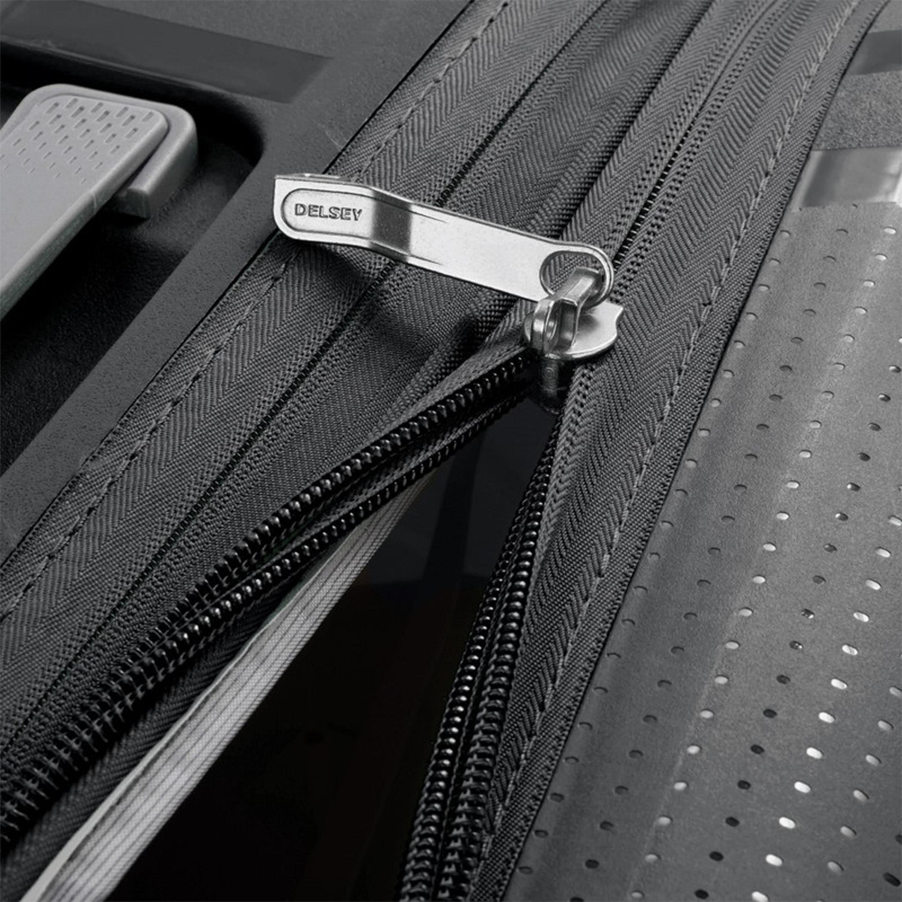 Delsey Caracas 55 CM Small Cabin Polypropylene Hard Sided 4-Wheeler Spinner Trolley Bag with TSA Combination Lock-travel-luggagesandbags-luggage-image-6