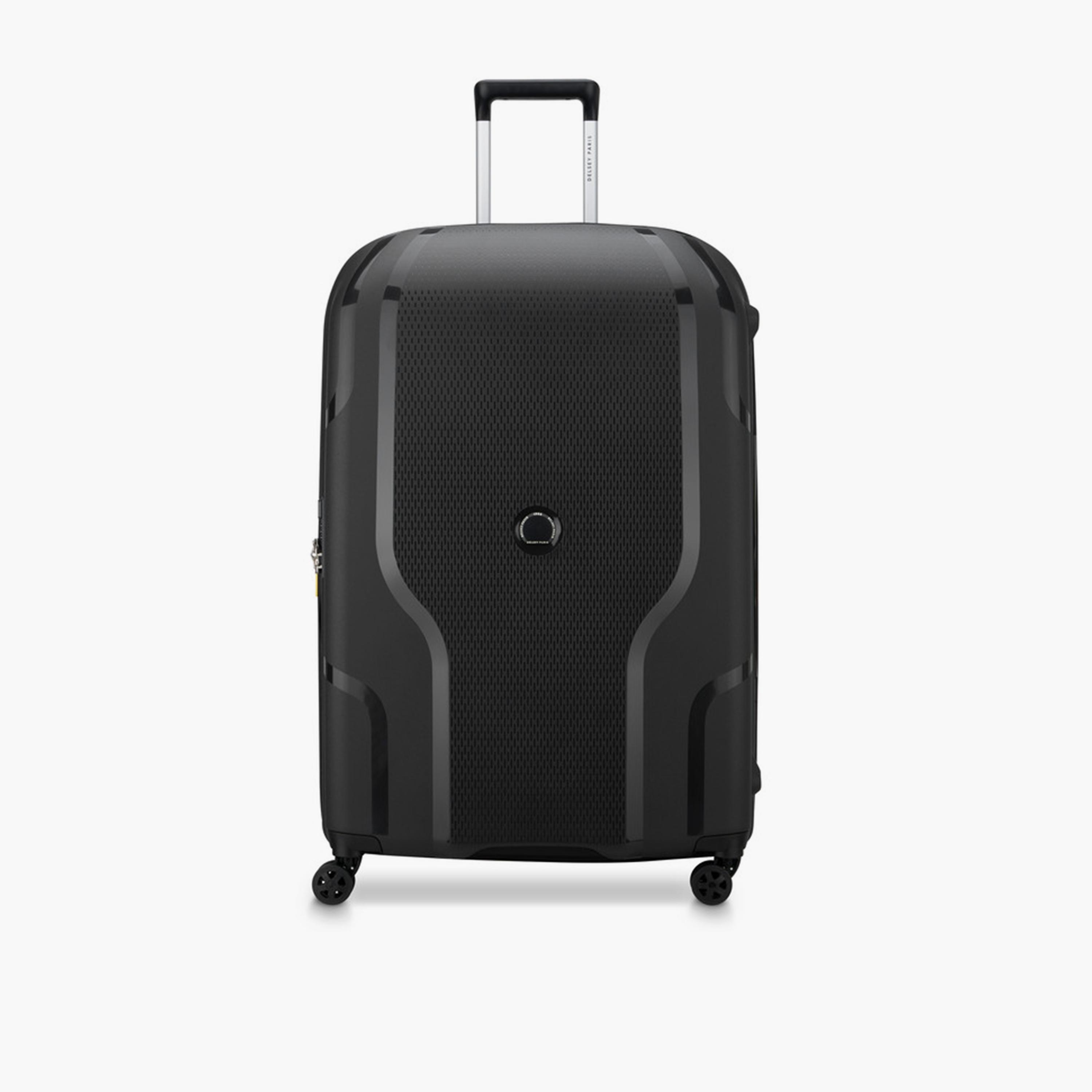Delsey Caracas 83 CM Large Check-in Polypropylene Hard Sided 4-Wheeler Spinner Trolley Bag with TSA Combination Lock-travel-luggagesandbags-luggage-image-1