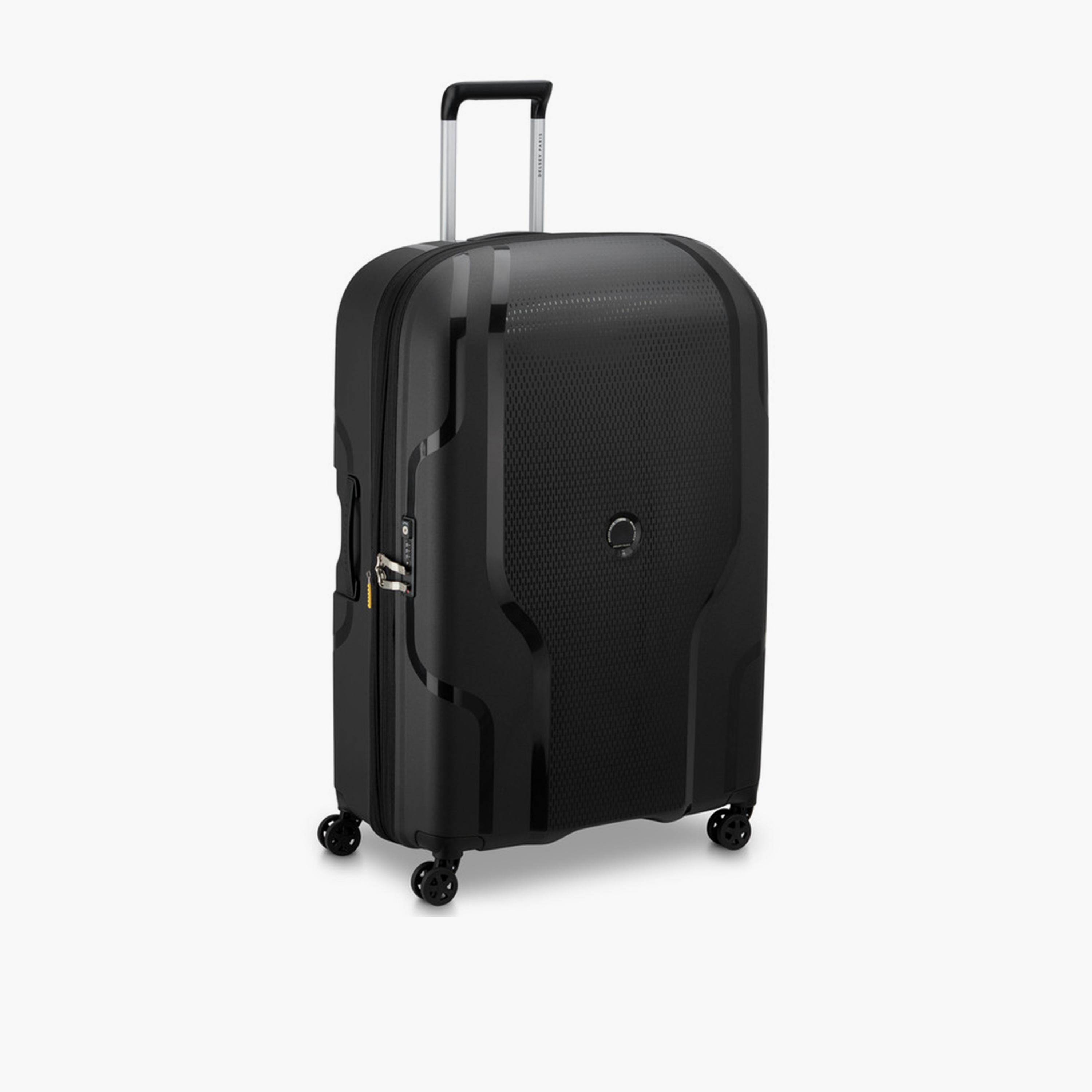 Delsey Caracas 83 CM Large Check-in Polypropylene Hard Sided 4-Wheeler Spinner Trolley Bag with TSA Combination Lock-travel-luggagesandbags-luggage-image-5
