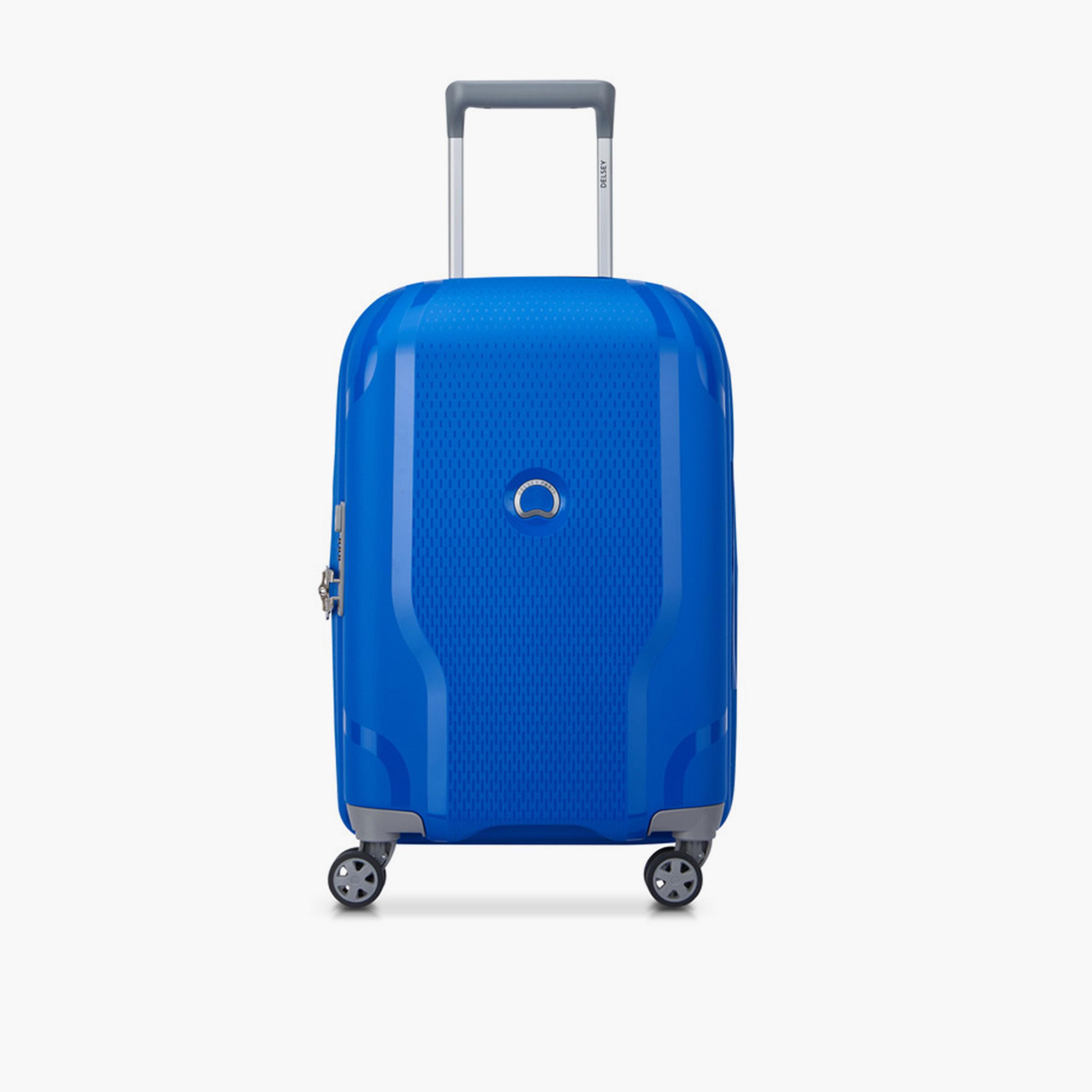 Delsey Caracas 55 CM Small Cabin Polypropylene Hard Sided 4-Wheeler Spinner Trolley Bag with TSA Combination Lock-travel-luggagesandbags-luggage-image-1