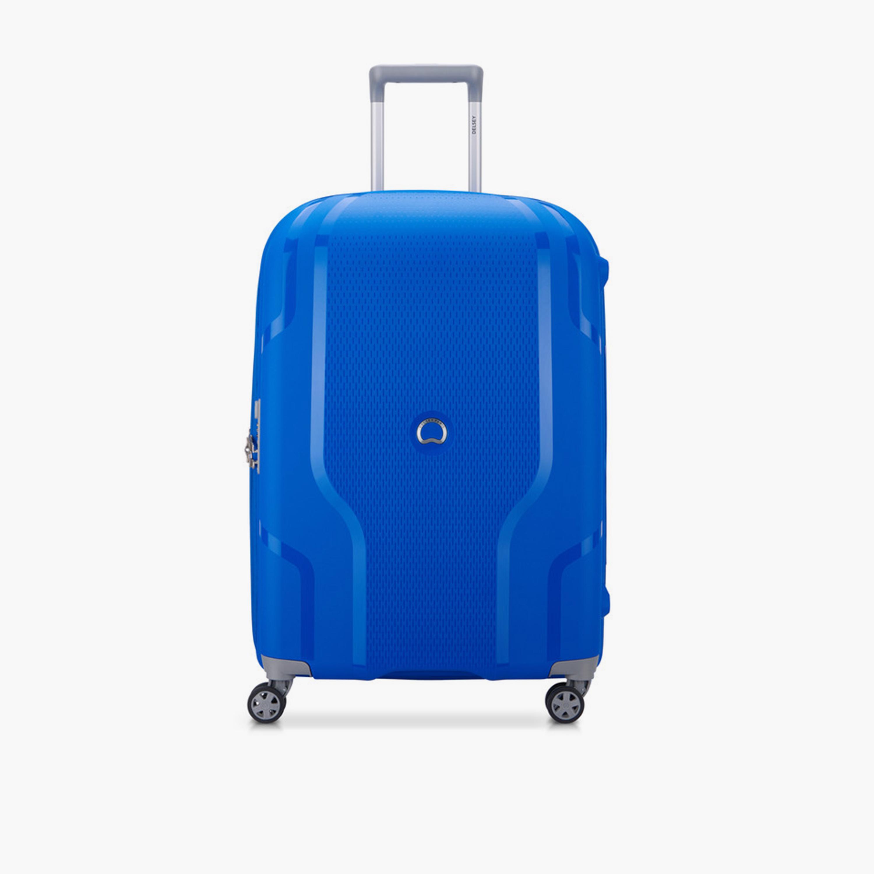 Delsey Caracas 70 CM Medium Check-in Polypropylene Hard Sided 4-Wheeler Spinner Trolley Bag with TSA Combination Lock-travel-luggagesandbags-luggage-image-1