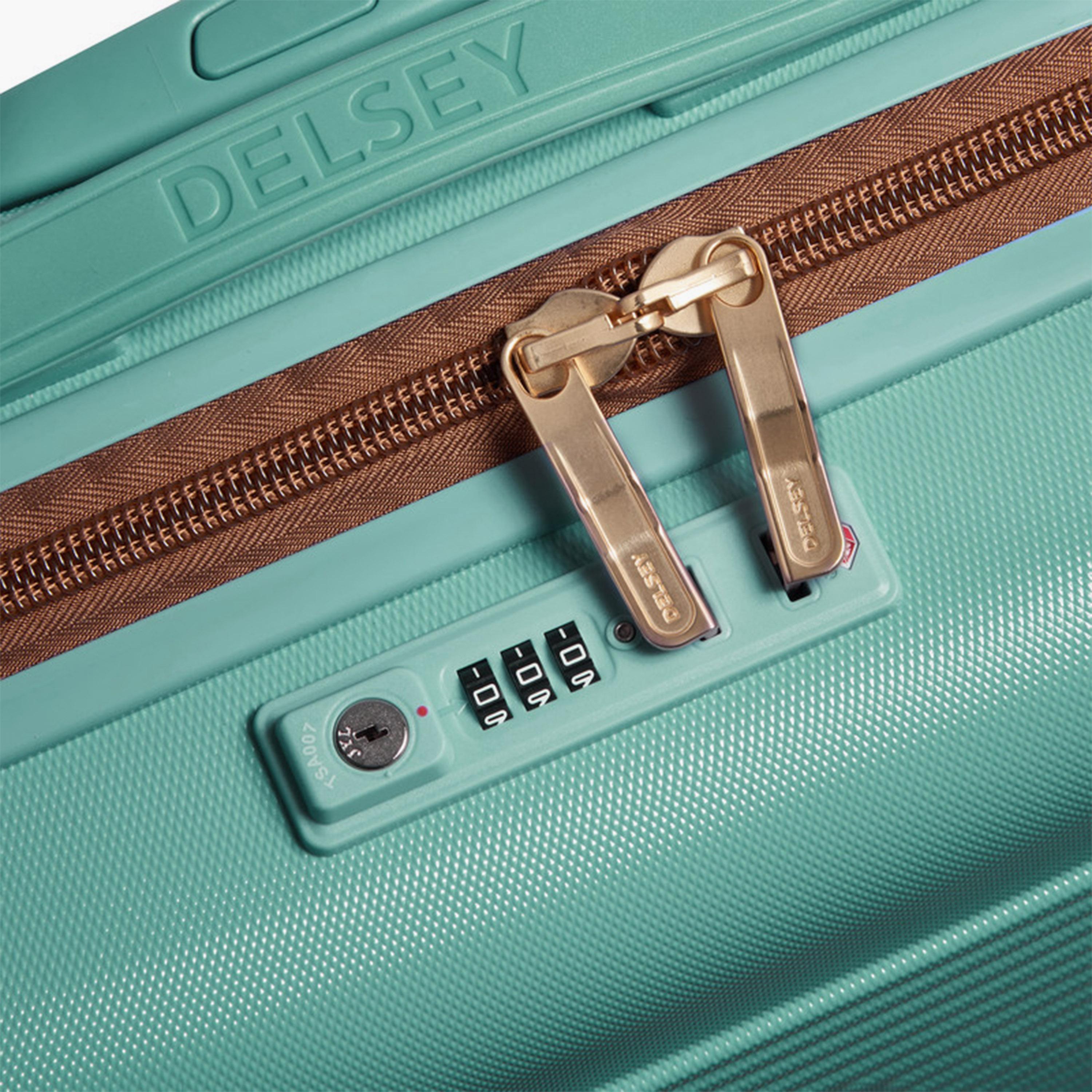 Delsey Freestyle 55 CM Small Cabin Polypropylene Hard Sided 4-Wheeler Spinner Trolley Bag with TSA Combination Lock-travel-luggagesandbags-luggage-image-7