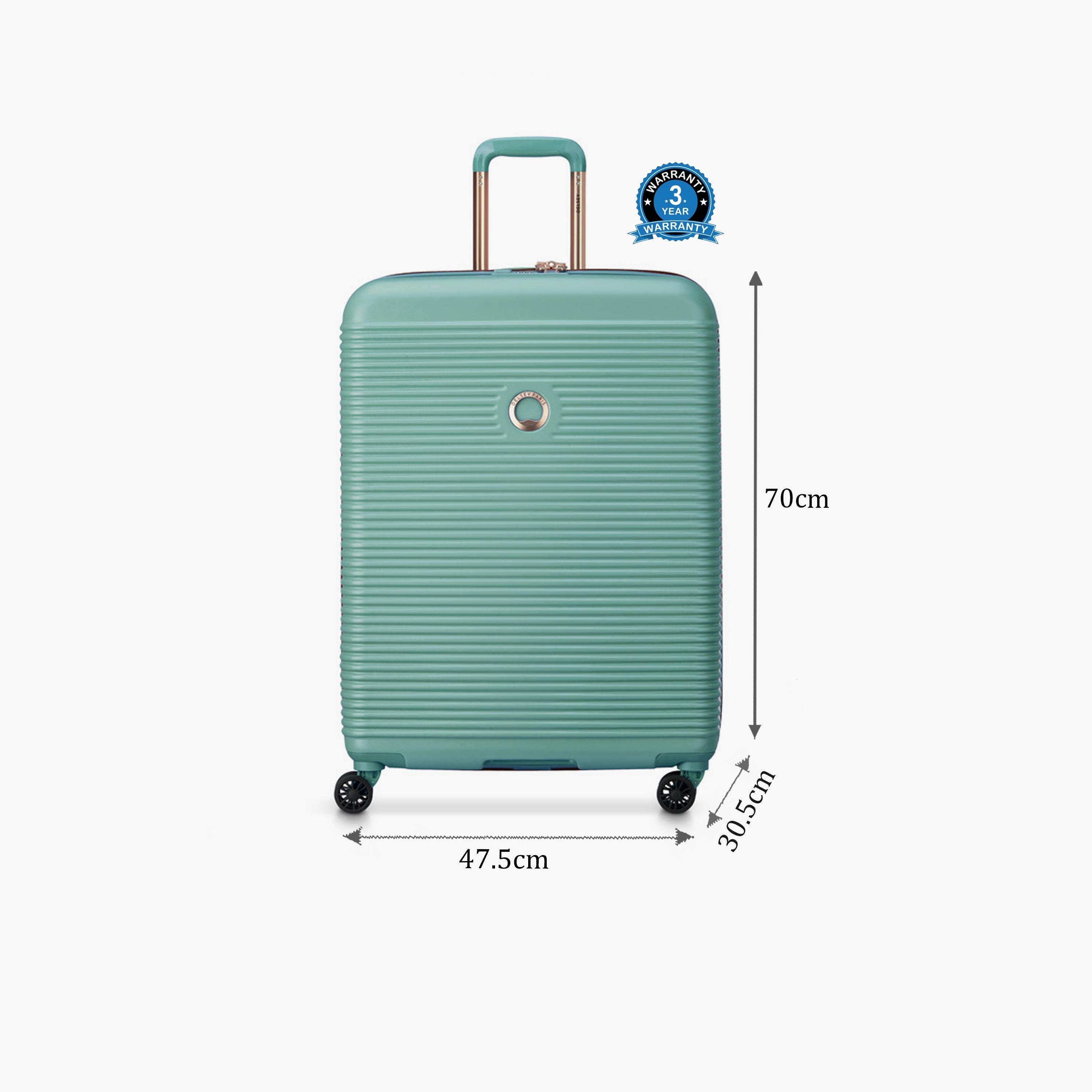 Delsey Freestyle 70 CM Medium Check-in Polypropylene Hard Sided 4-Wheeler Spinner Trolley Bag with TSA Combination Lock-travel-luggagesandbags-luggage-image-2
