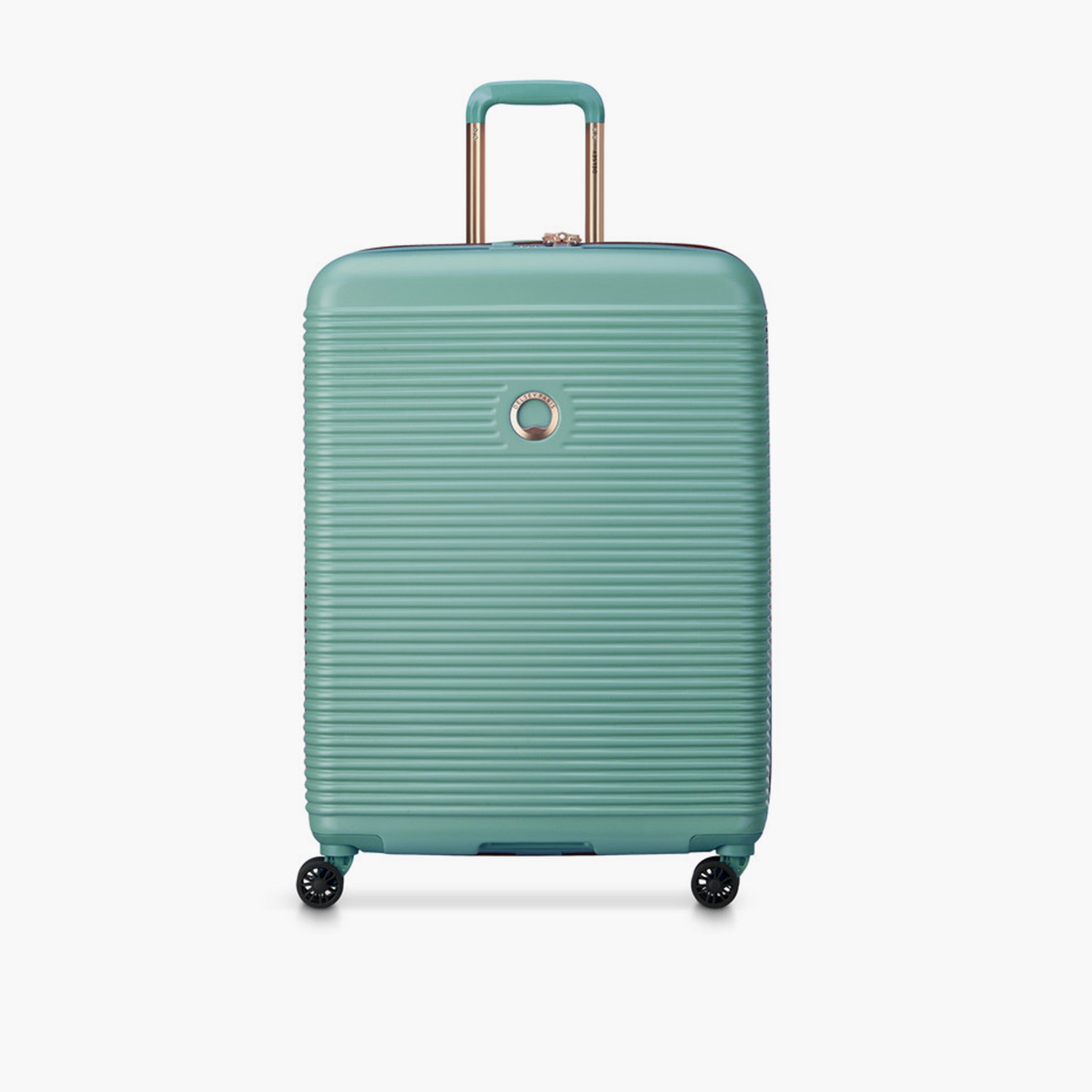 Delsey Freestyle 82 CM Large Check-in Polypropylene Hard Sided 4-Wheeler Spinner Trolley Bag with TSA Combination Lock-travel-luggagesandbags-luggage-image-1